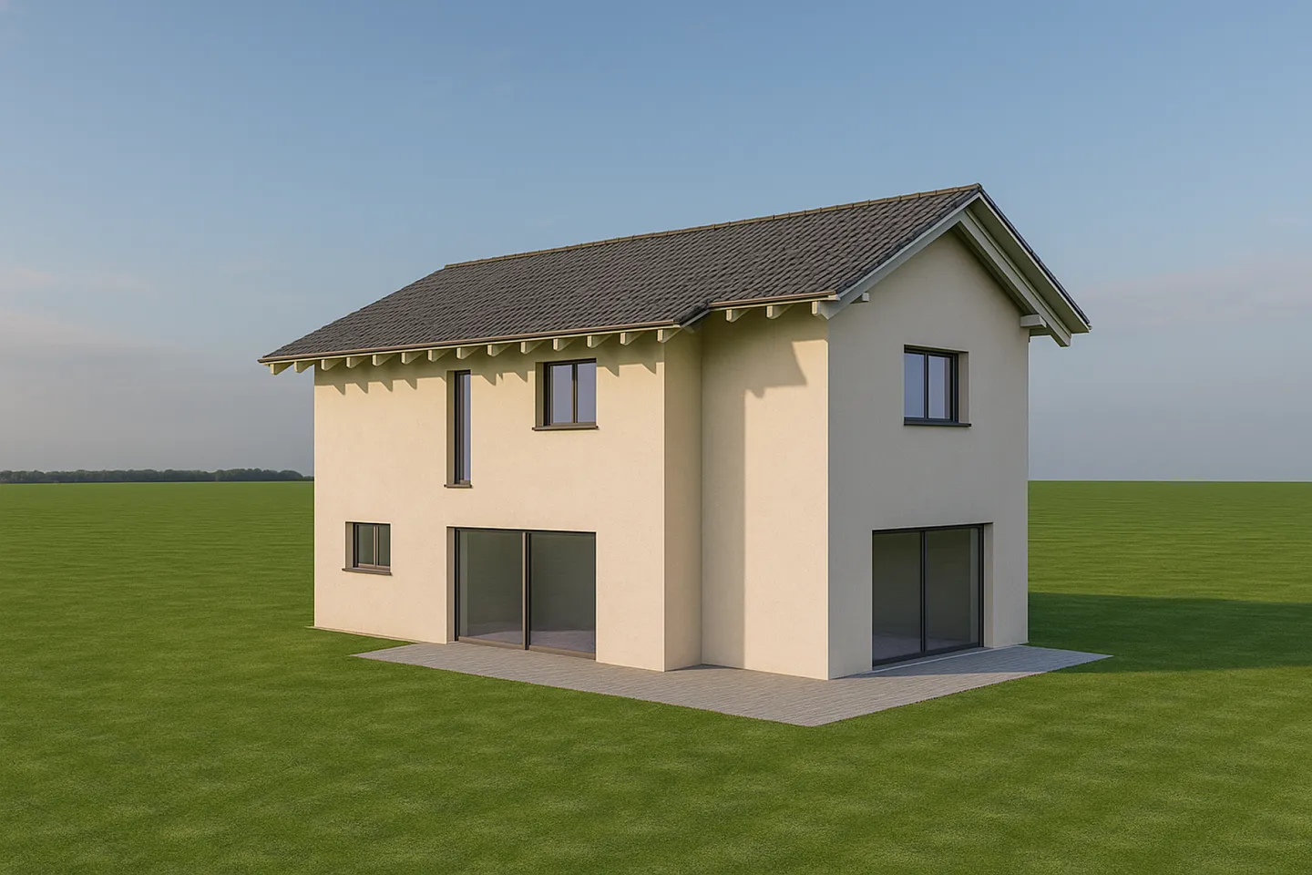 Nuova costruzione, casa unifamiliare di 5,5 stanze in una bella posizione - Foto 2 di 2