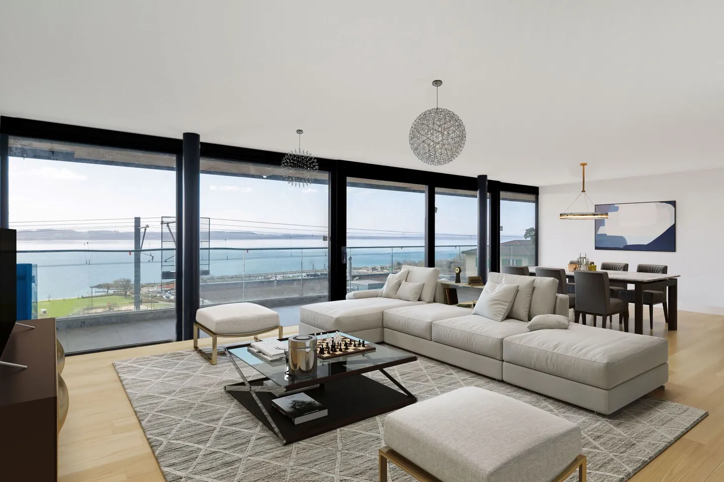 Appartements au bord du lac - Photo 2 sur 7