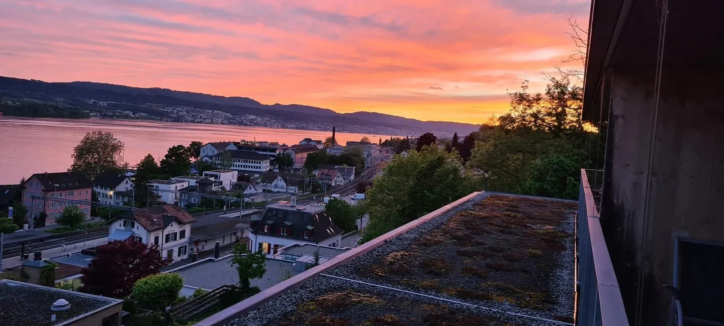 Casa bifamiliare moderna con vista sul lago, terrazza sul tetto e giardino privato - Foto 4 di 13