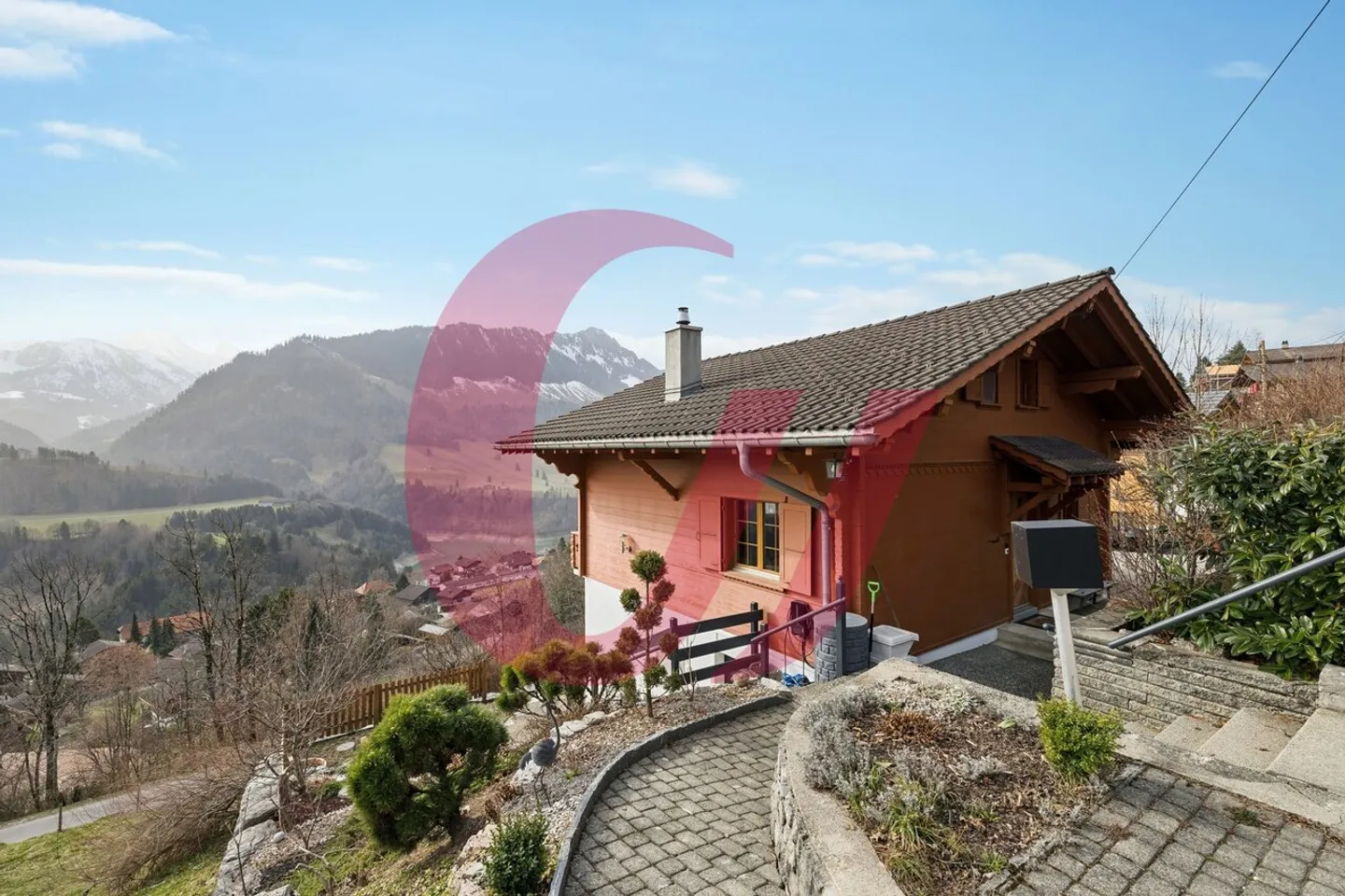 Chalet di 4,5 stanze a Crésuz con vista panoramica! - Foto 2 di 11