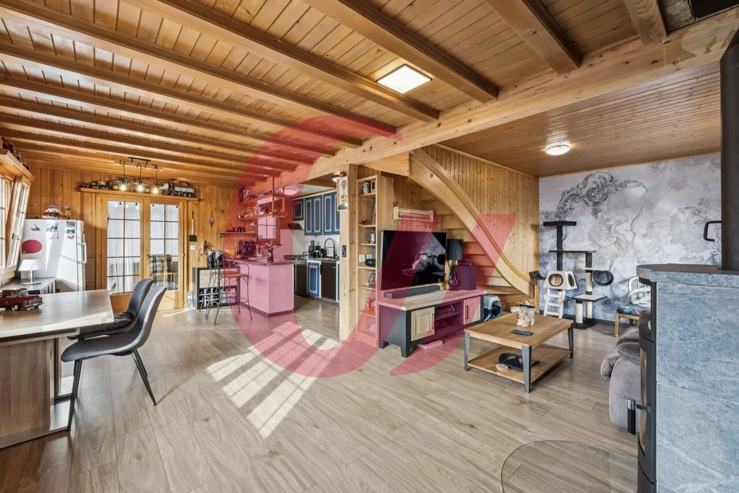 Chalet di 4,5 stanze a Crésuz con vista panoramica! - Foto 7 di 11