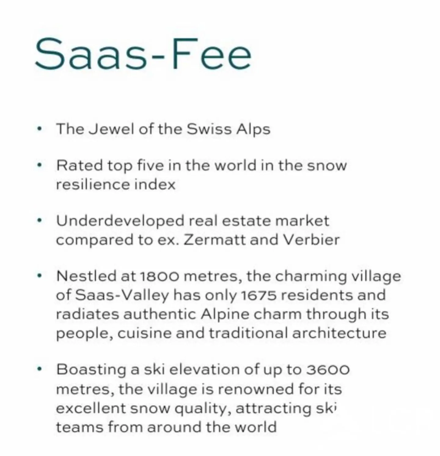 Serviced Hotel Residence apartments with rental returns in Saas-Fee - Photo 11 of 13