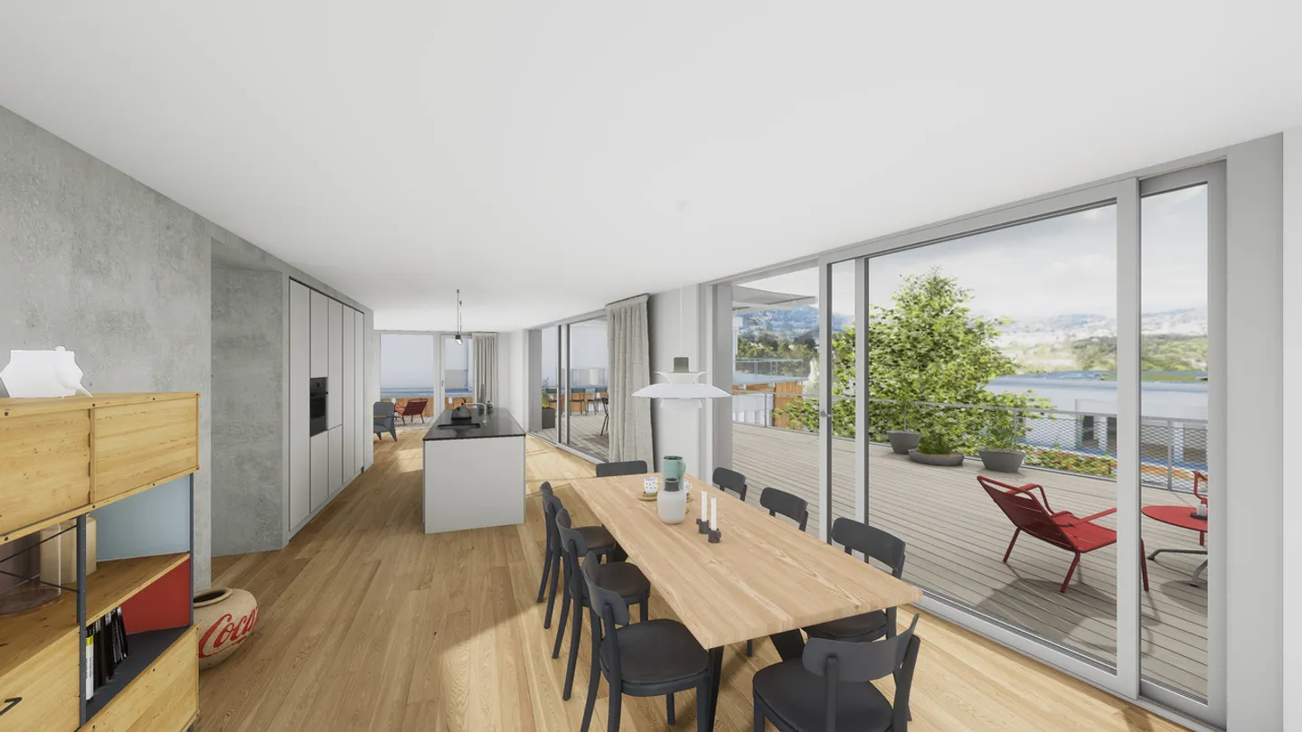BAUSTART ERFOLGT - EINZIGARTIGE ATTIKAWOHNUNG MIT PANORAMABLICK - Foto 6 von 16