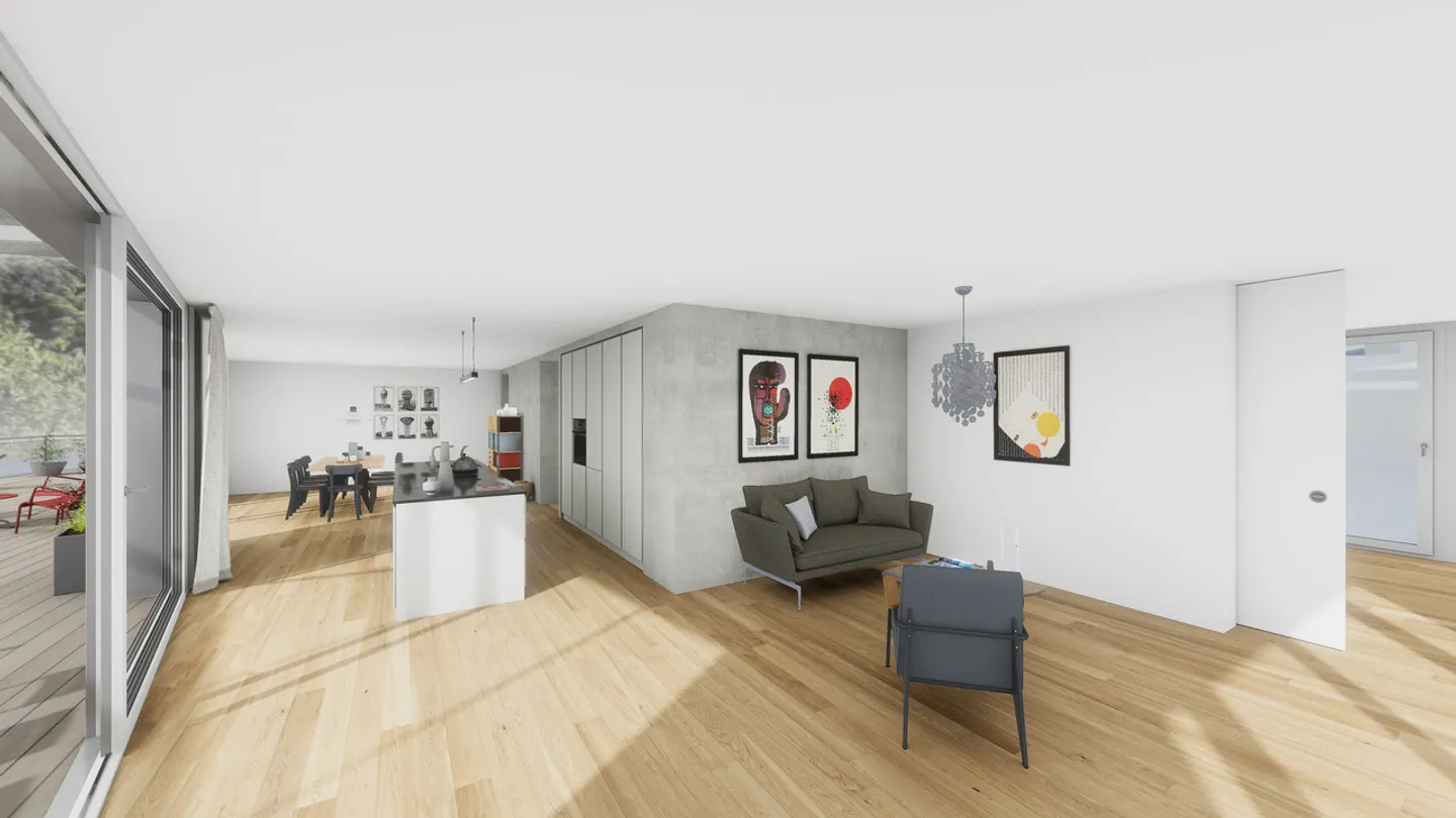 BAUSTART ERFOLGT - EINZIGARTIGE ATTIKAWOHNUNG MIT PANORAMABLICK - Foto 5 von 16