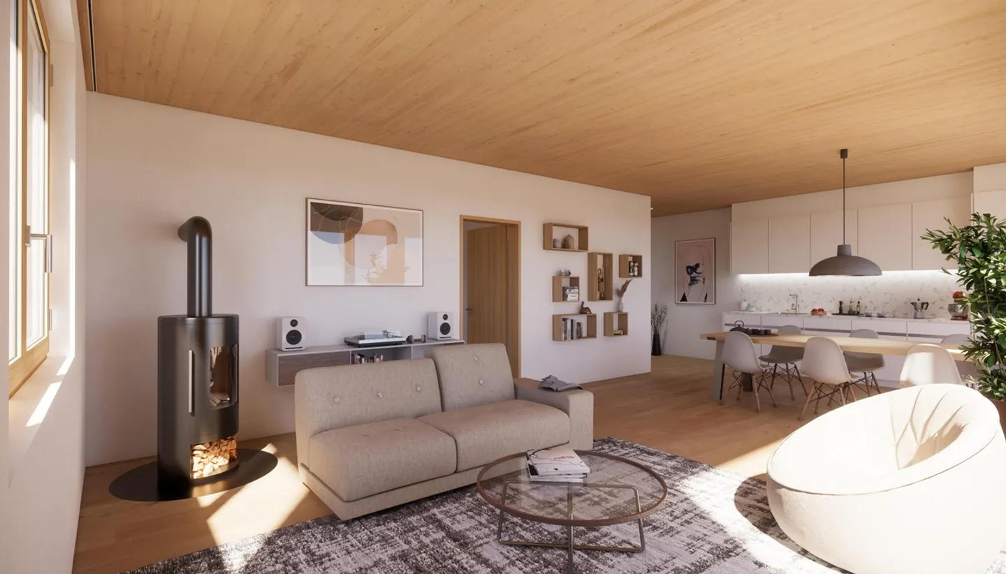 Ecological 2.5-room apartment with large terrace in Wienacht-Tobel - Photo 4 of 8