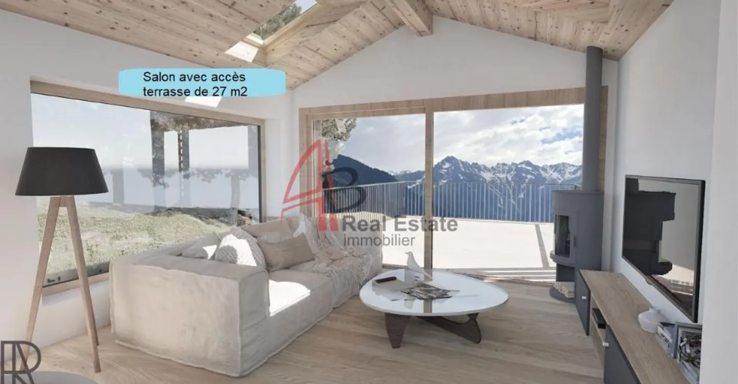 Contemporary villa with 5.5 rooms - 4 bedrooms, outdoor storage, private forest and panoramic view - Chemin-Dessus - Photo 3 of 12