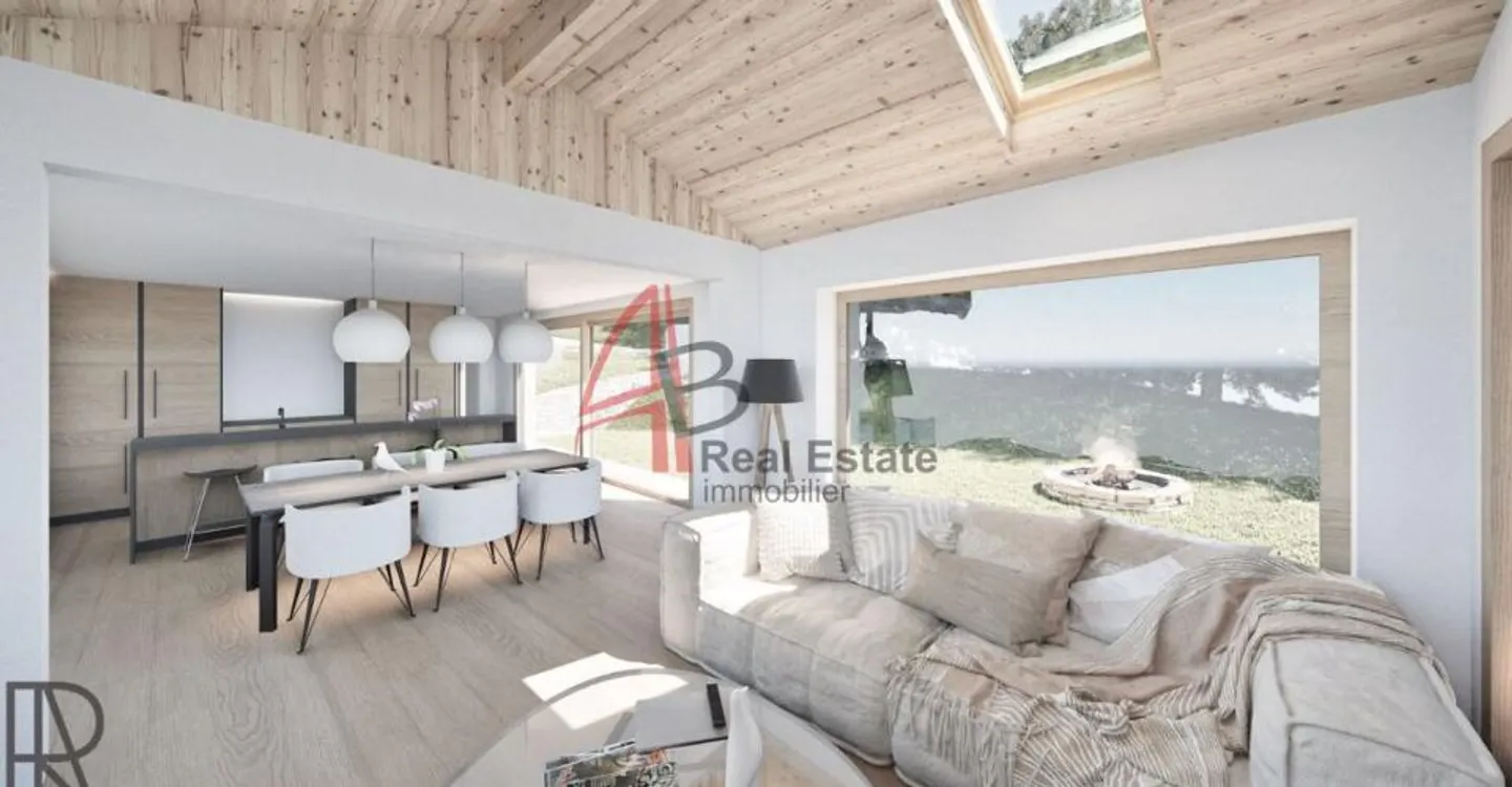 Contemporary villa with 5.5 rooms - 4 bedrooms, outdoor storage, private forest and panoramic view - Chemin-Dessus - Photo 4 of 12