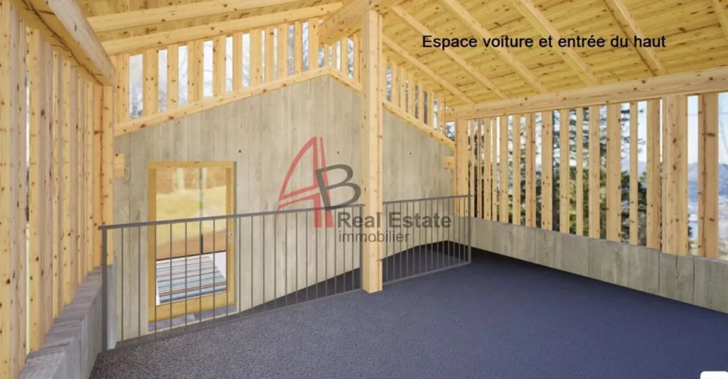 Contemporary villa with 5.5 rooms - 4 bedrooms, outdoor storage, private forest and panoramic view - Chemin-Dessus - Photo 9 of 12