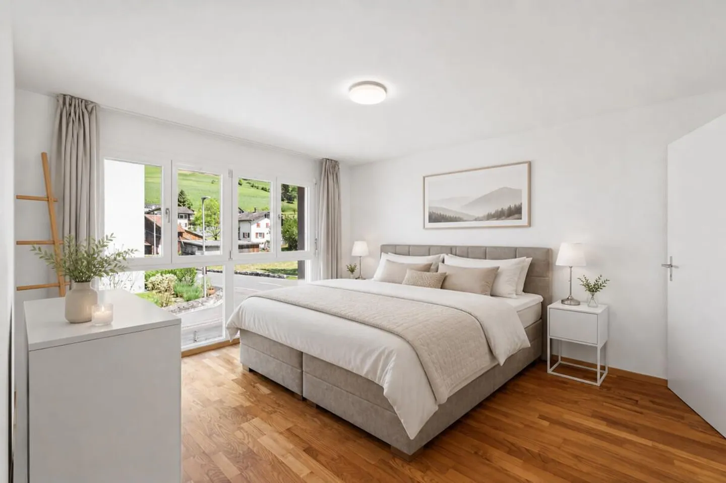 Charmante Wohnung mit Bergsicht - Foto 4 von 6