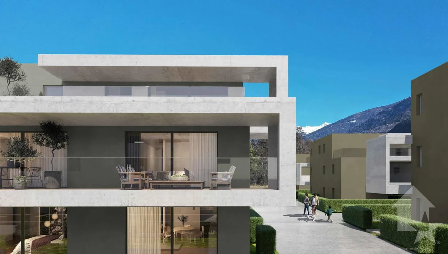 Bellissimo appartamento di 3.5 locali da 97 m2 con balcone o terrazza - Foto 3 di 9