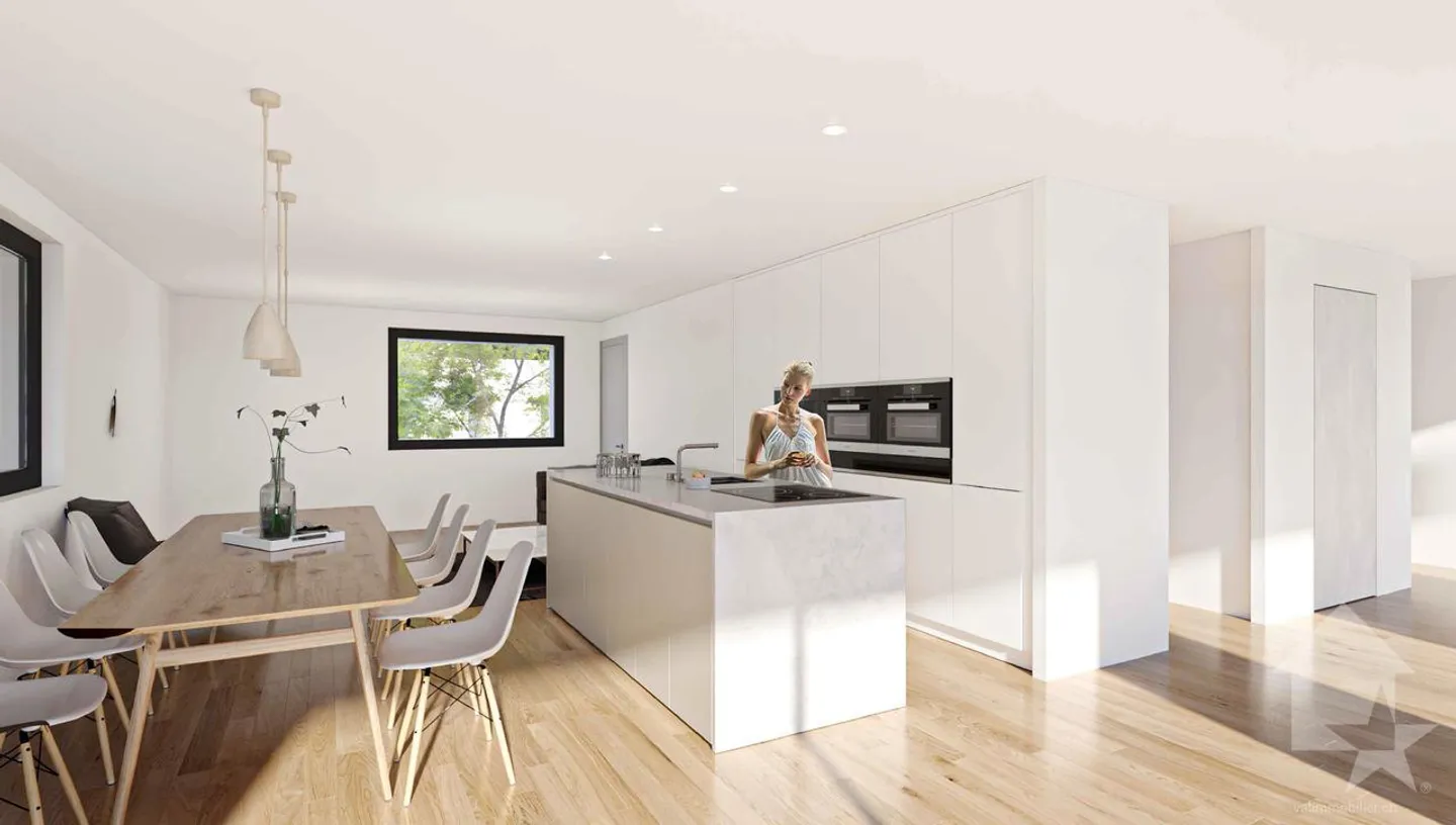 Bellissimo appartamento di 3.5 locali da 97 m2 con balcone o terrazza - Foto 7 di 9
