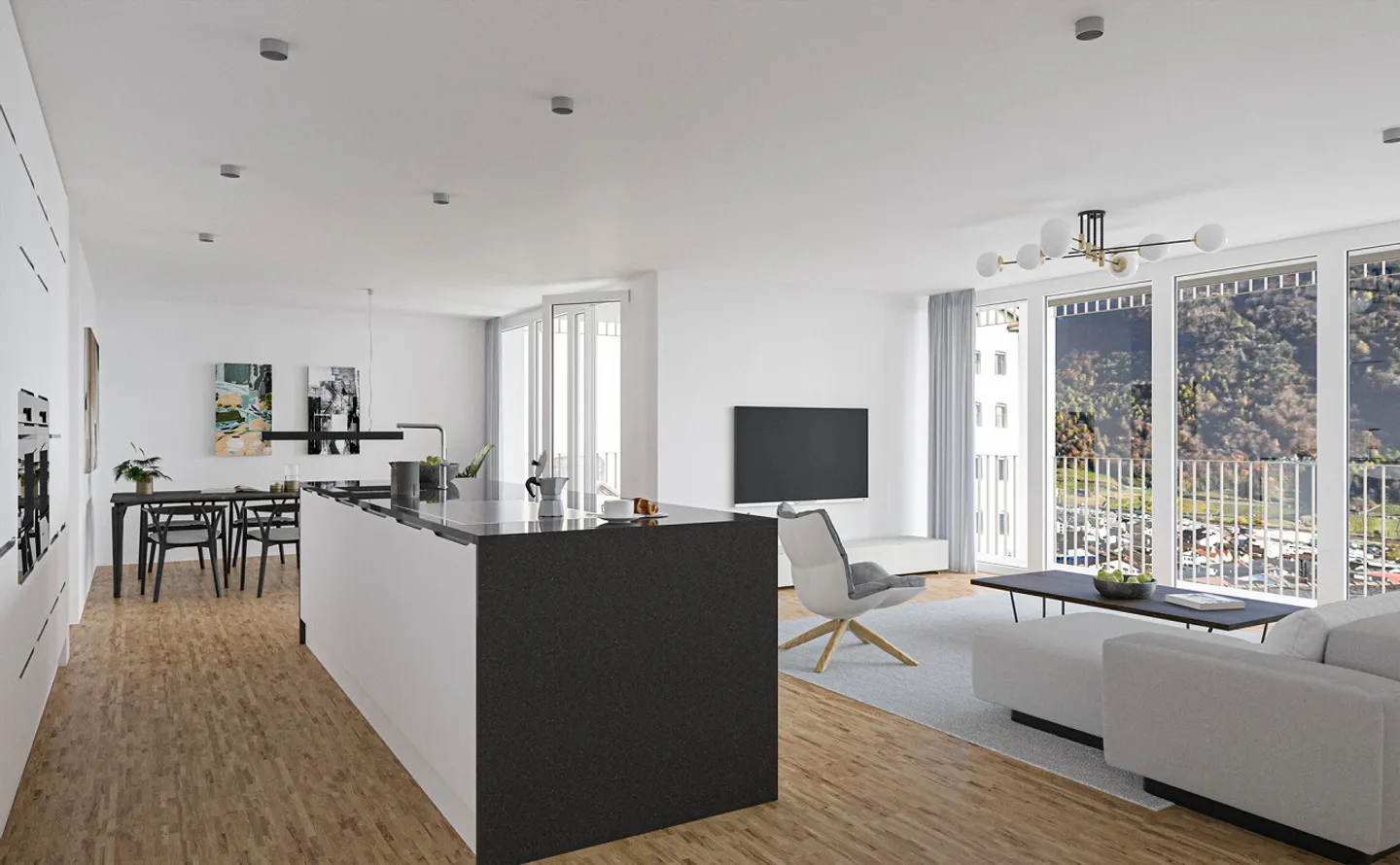 Luxuswohnung mit Atemberaubendem Blick - Foto 3 von 17