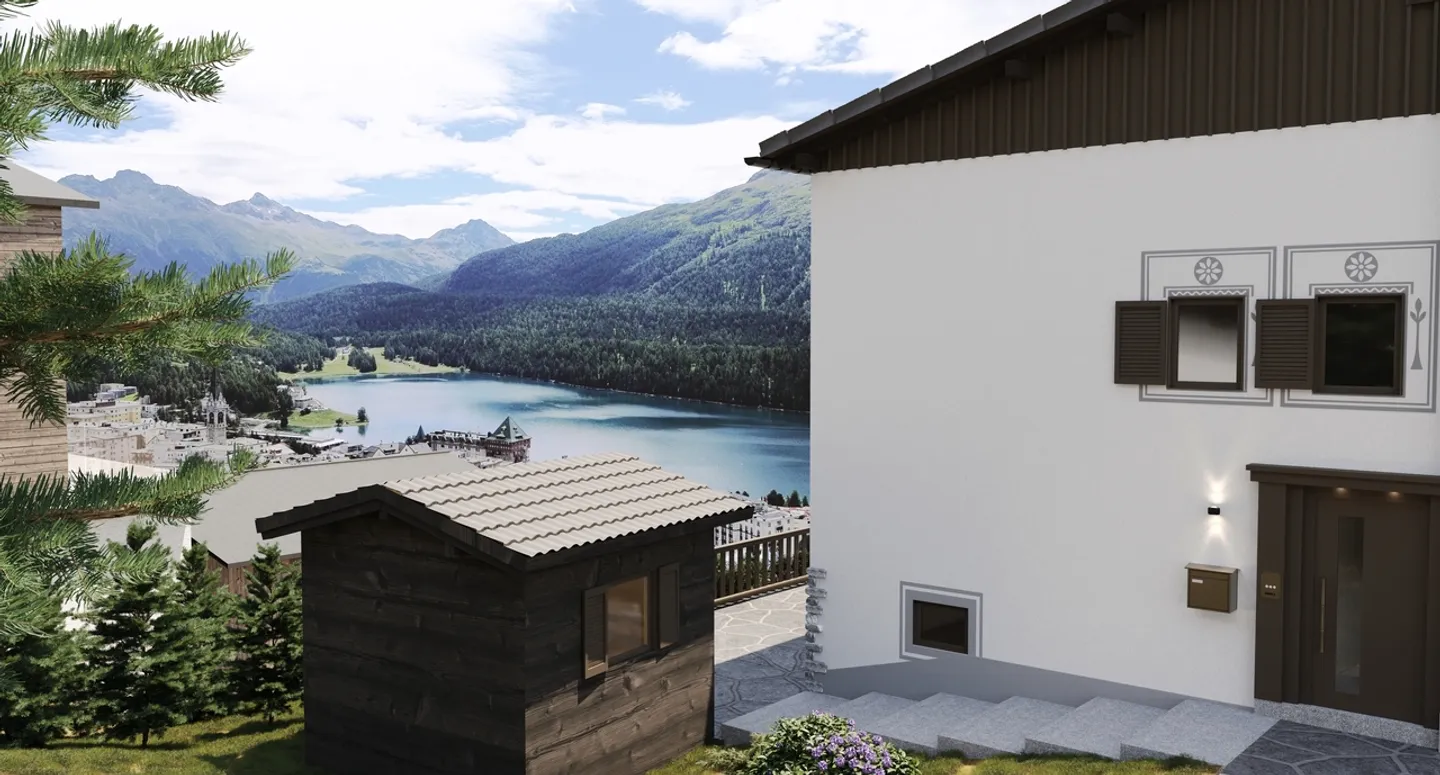 Engadin Lodges with panoramic view of Lake St. Moritz - Photo 1 of 5