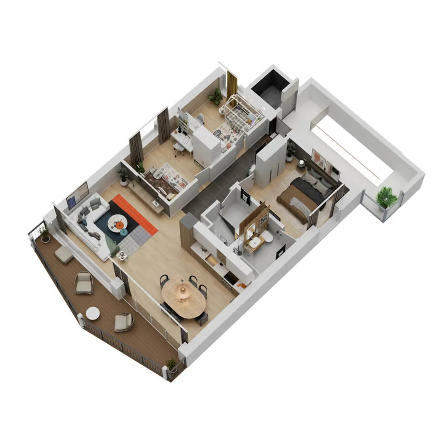 Neubau-Traum: Helle 4.5 ZWG im 1.OG mit Balkon & Lift - Foto 12 di 13