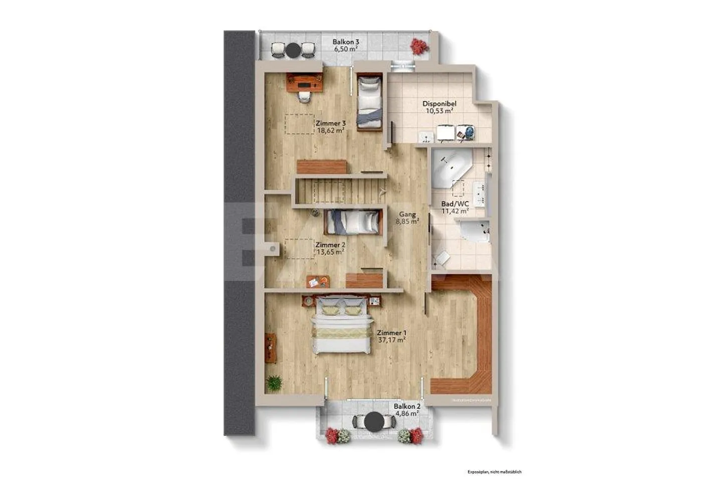 Spacious Living on Two Floors - 180.8 m² Maisonette - Photo 8 of 13