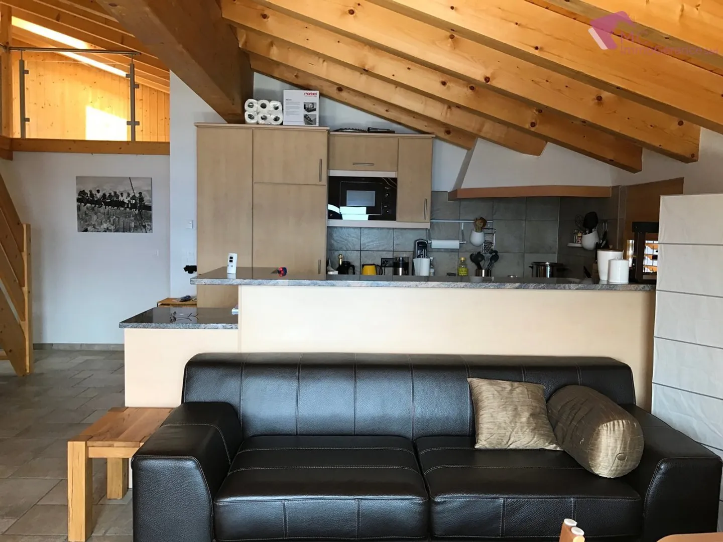 Ovronnaz - 4.5 room attic with character - Photo 4 of 14