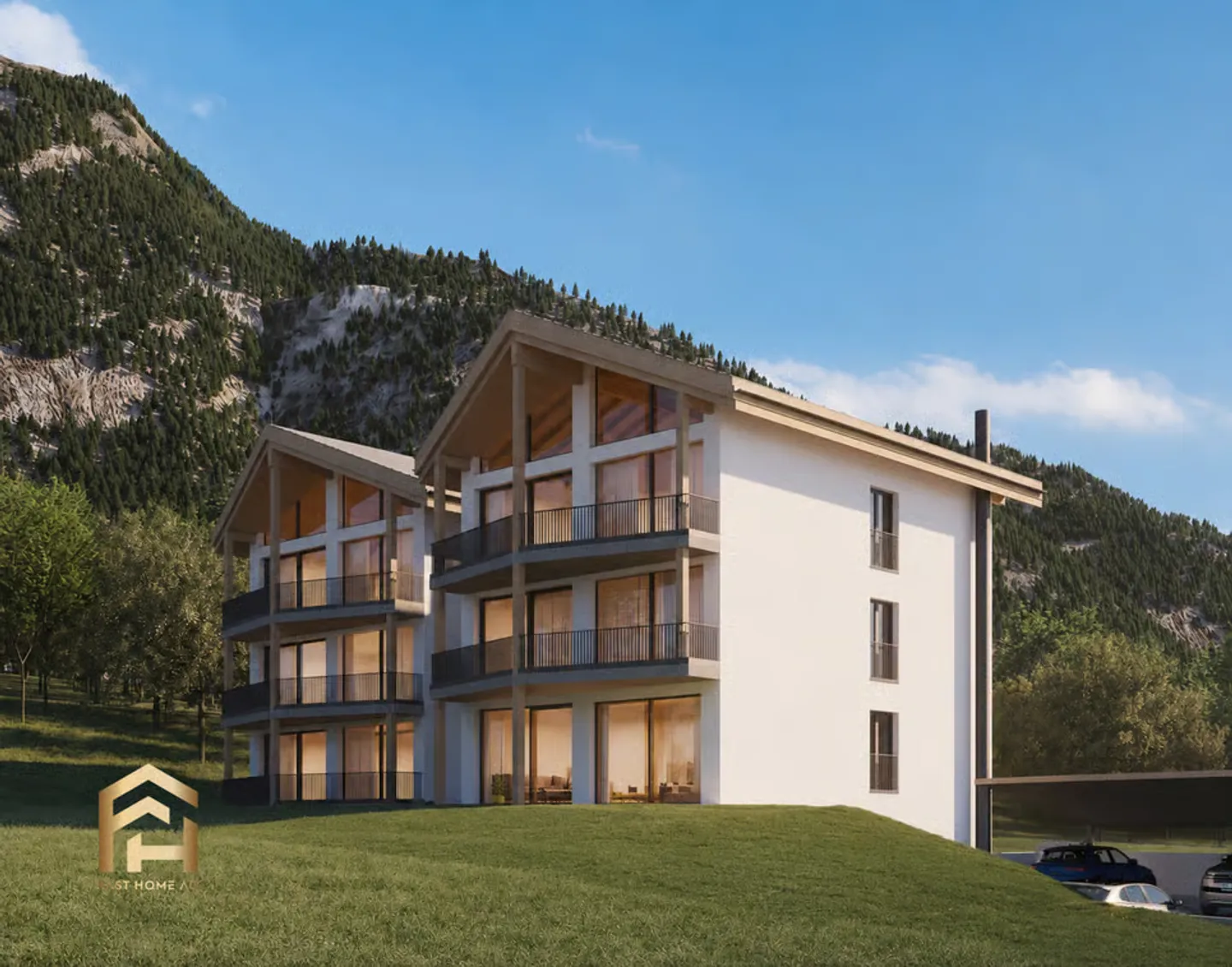 Neubau-Traum: Helle 4.5ZWG mit Gartensitzplatz, Lift & Tiefgarage - Foto 11 di 13