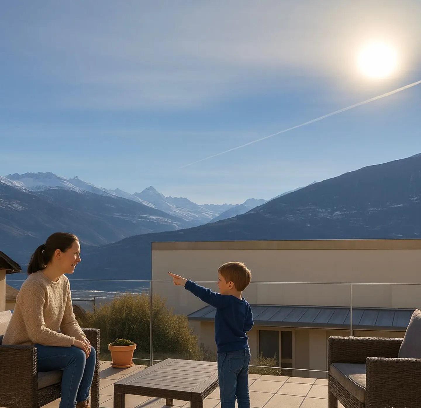 2,5 Zimmerwohnung im Erdgeschoss einer PPE mit Aussicht und privatem Garten - Foto 2 von 4