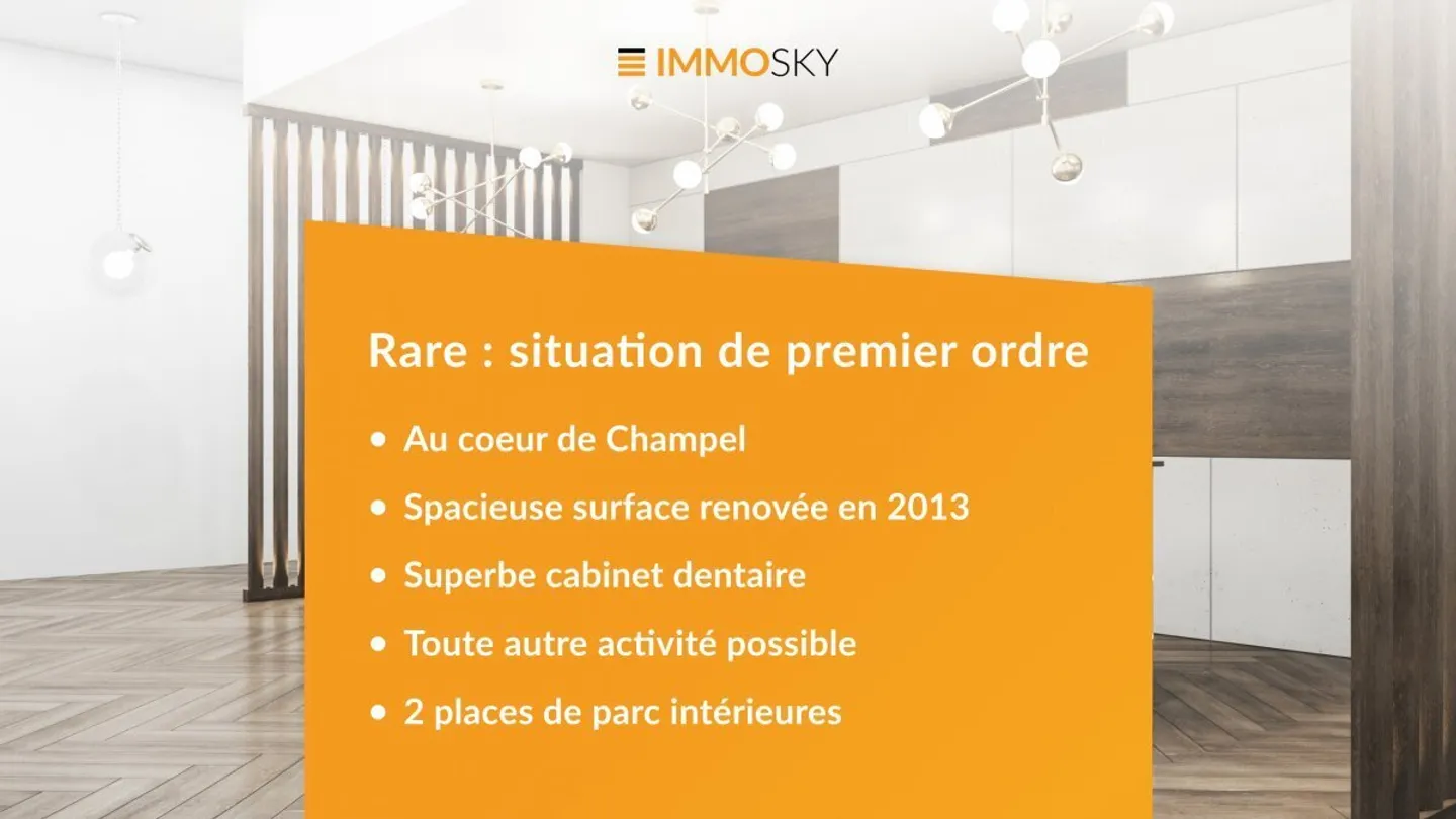 Espace Commercial à Champel - Photo 1 sur 2
