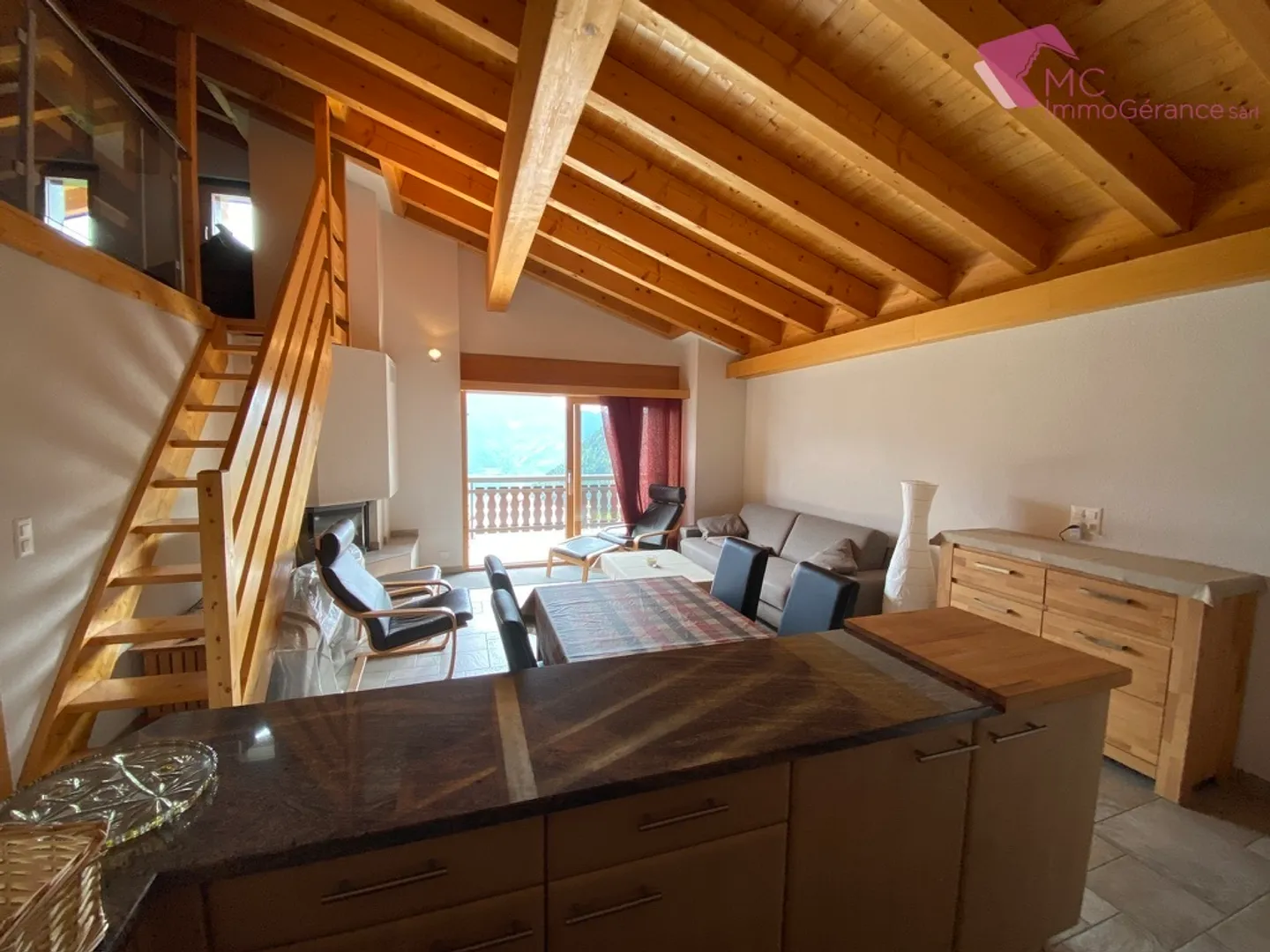 Ovronnaz - Bell'appartamento di 2.5 locali con vista magnifica - Foto 15 di 23