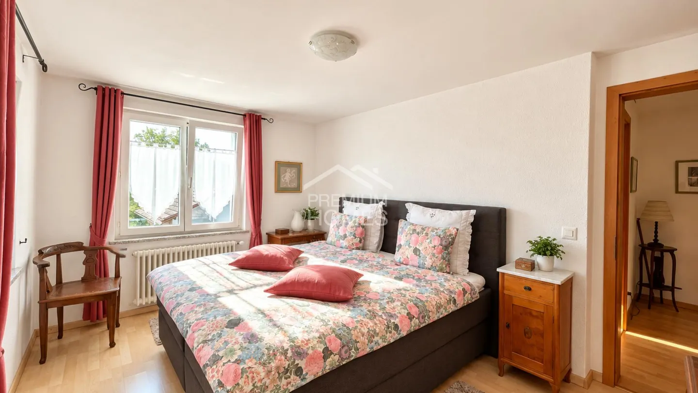 Charmantes Doppeleinfamilienhaus mit Ausbaupotenzial - Foto 9 von 13