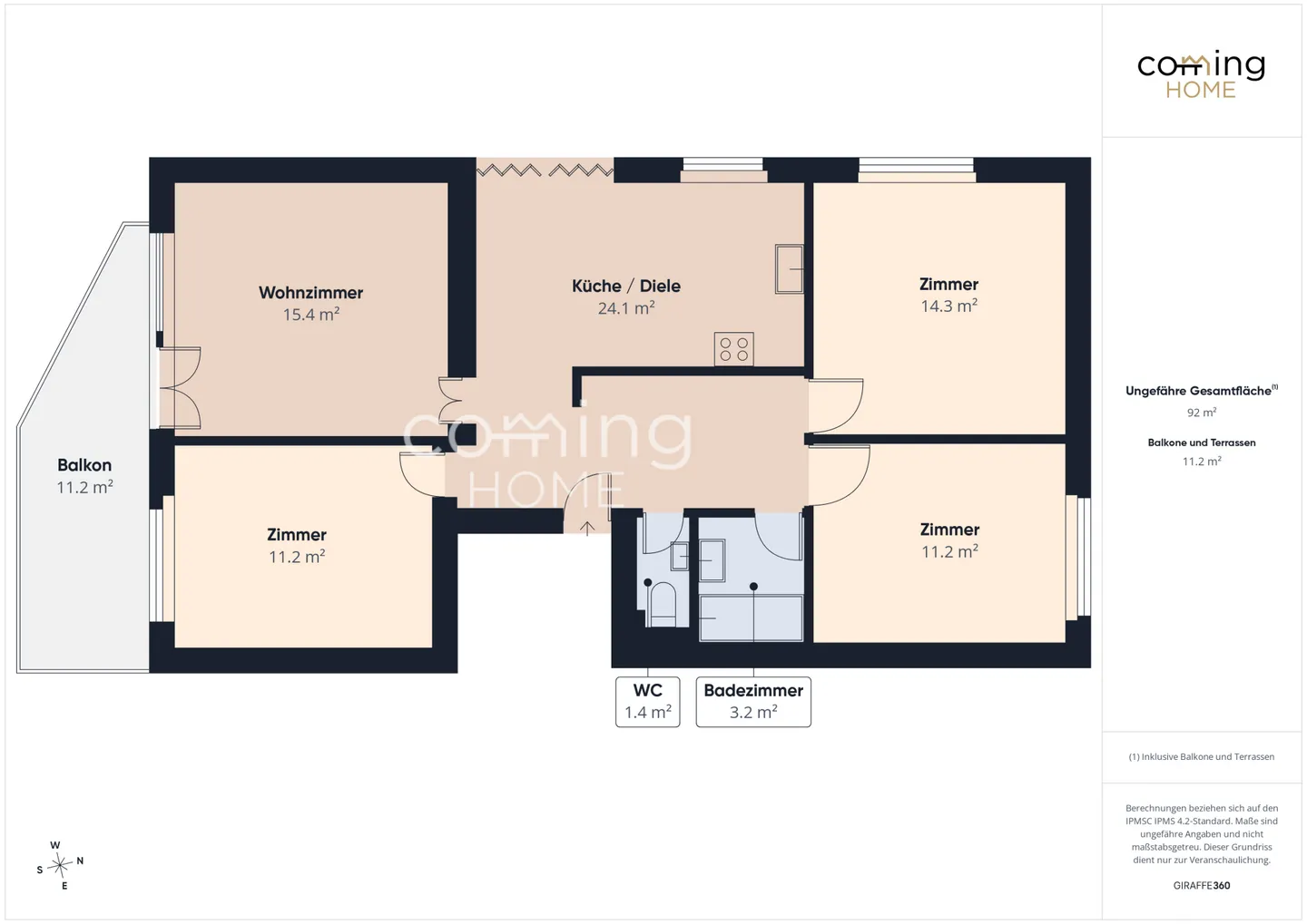 Gepflegte 4.5 Zimmerwohnung in Steg-Hohtenn mit sonnigem Balkon und Bergsicht - Photo 15 sur 15