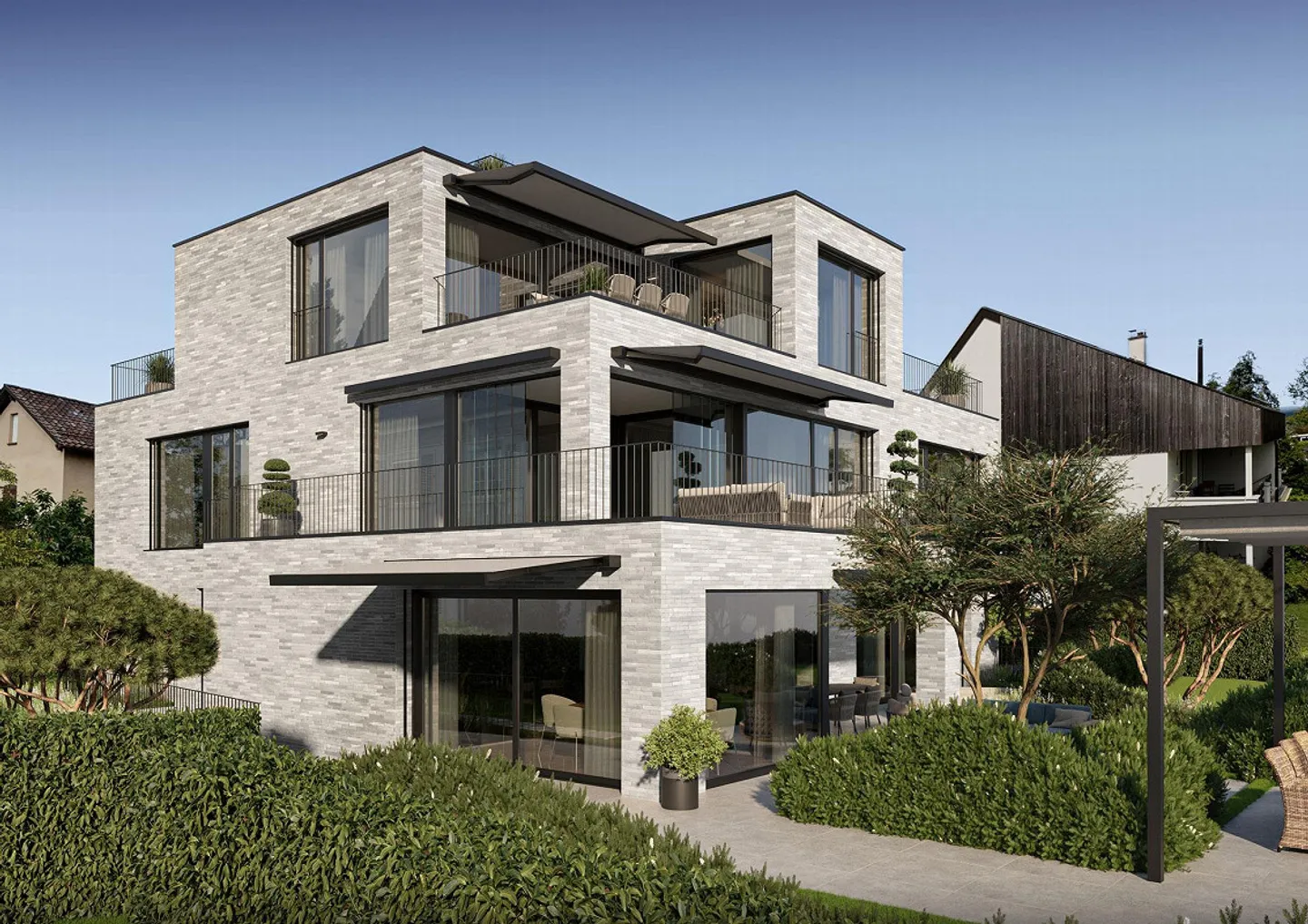 Appartement penthouse exclusif de 4,5 pièces «DIAMANT» avec terrasse sur le toit optionnelle... - Photo 6 sur 7