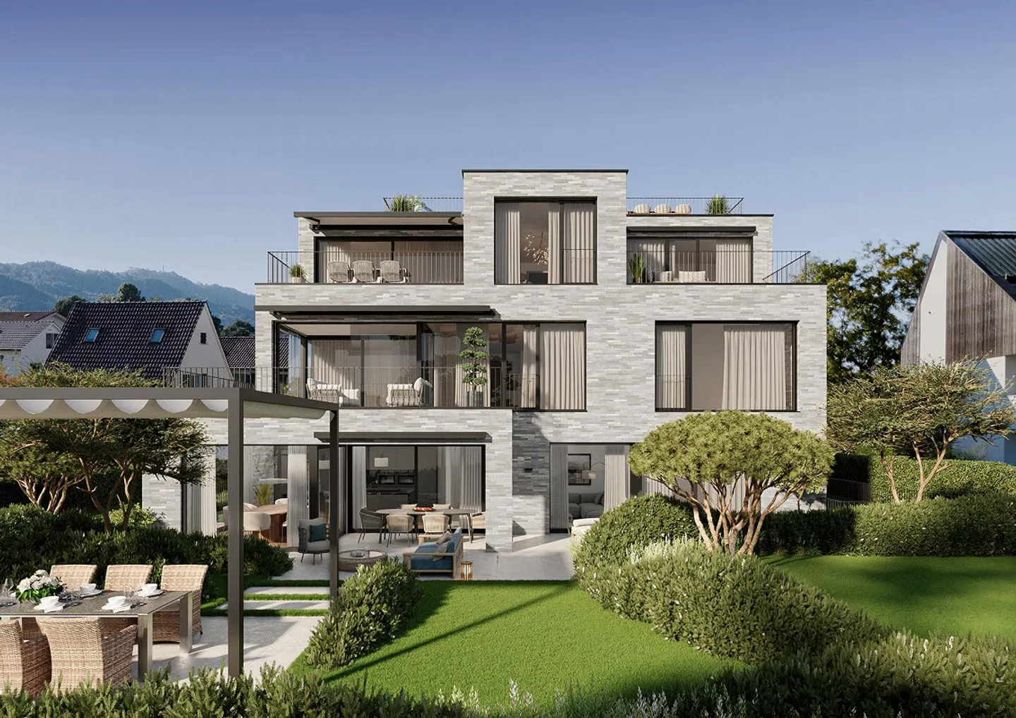 Appartement penthouse exclusif de 4,5 pièces «DIAMANT» avec terrasse sur le toit optionnelle... - Photo 7 sur 7