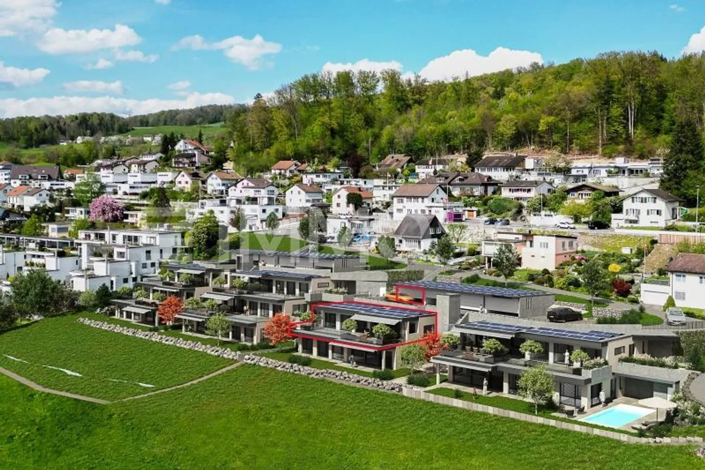 Luxuriöses Terrassenhaus an der Reuss - Foto 2 von 5