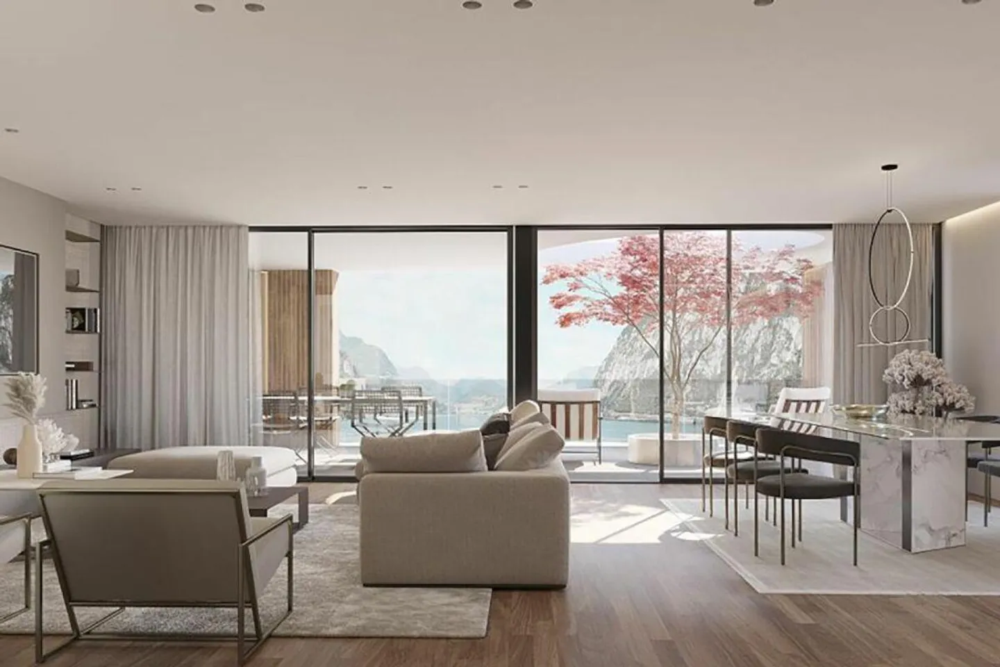 Magnifique appartement de 5,5 pièces au bord du lac avec vue imprenable - Photo 3 sur 17