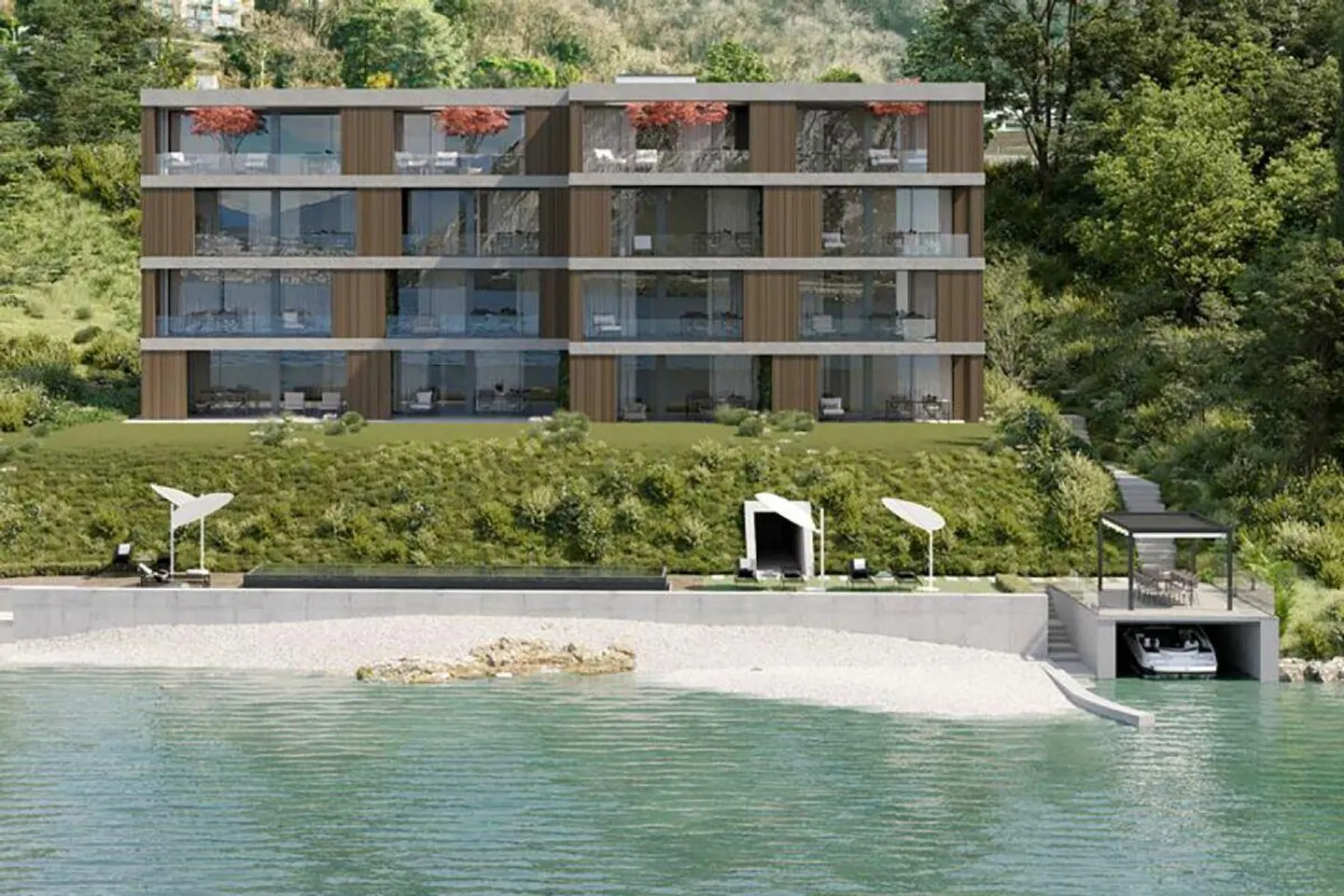 Magnifique appartement de 5,5 pièces au bord du lac avec vue imprenable - Photo 17 sur 17