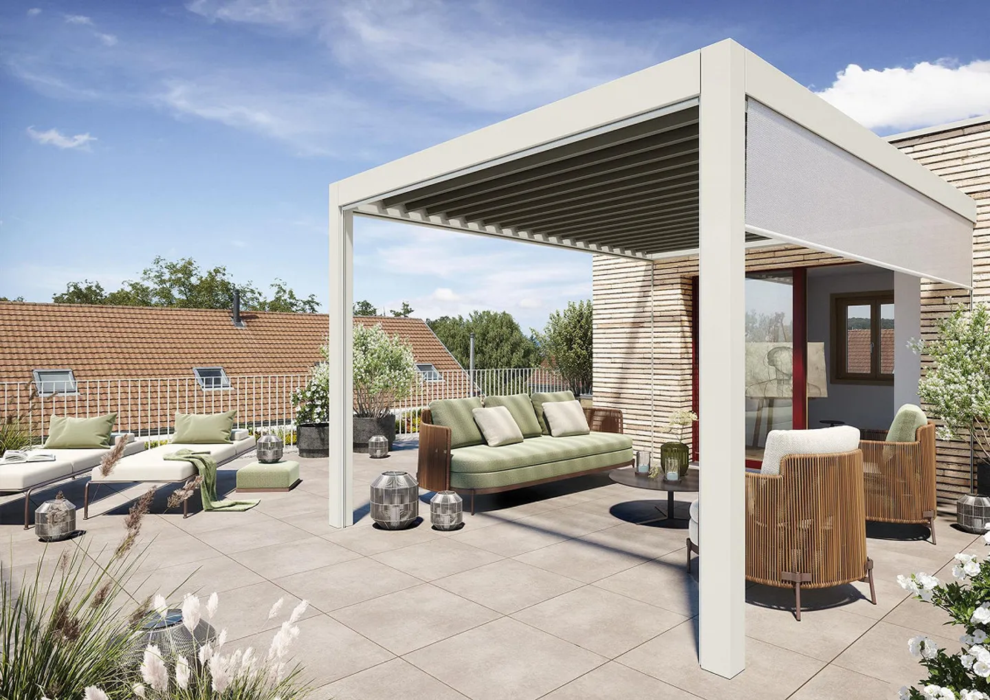Nouvelle construction : Maisonette en attique de 137 m² avec terrasse sur le toit de 60 m² - Photo 3 sur 8