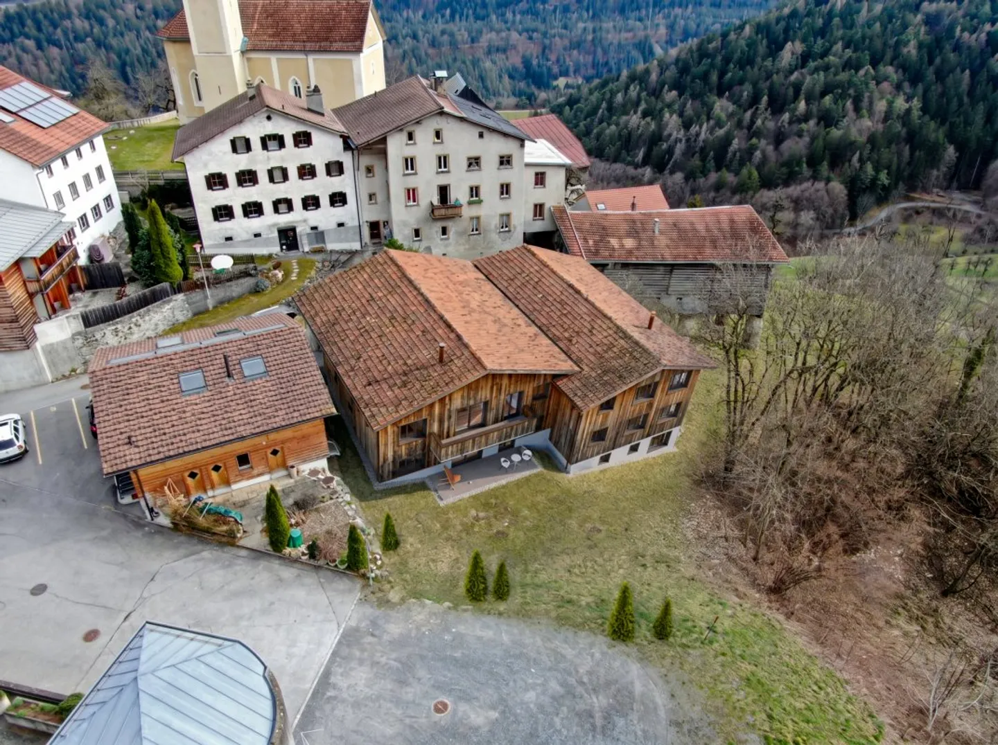 Progetto di nuova costruzione approvato con 7 unità abitative in una posizione attraente a Trin Dorf - Foto 3 di 4