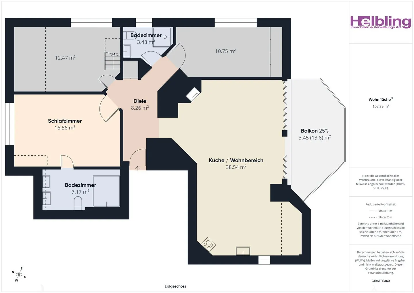 Superbe appartement en attique avec galerie supplémentaire et tour de lavage privé - Photo 2 sur 12