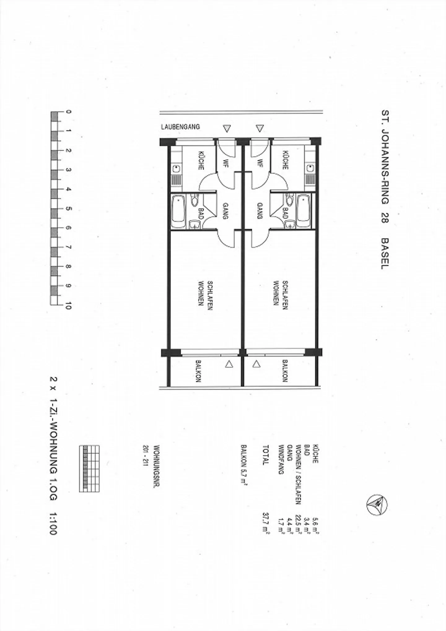 Belle appartement d'une chambre près de l'université + hôpital avec ascenseur + cave - Photo 5 sur 5