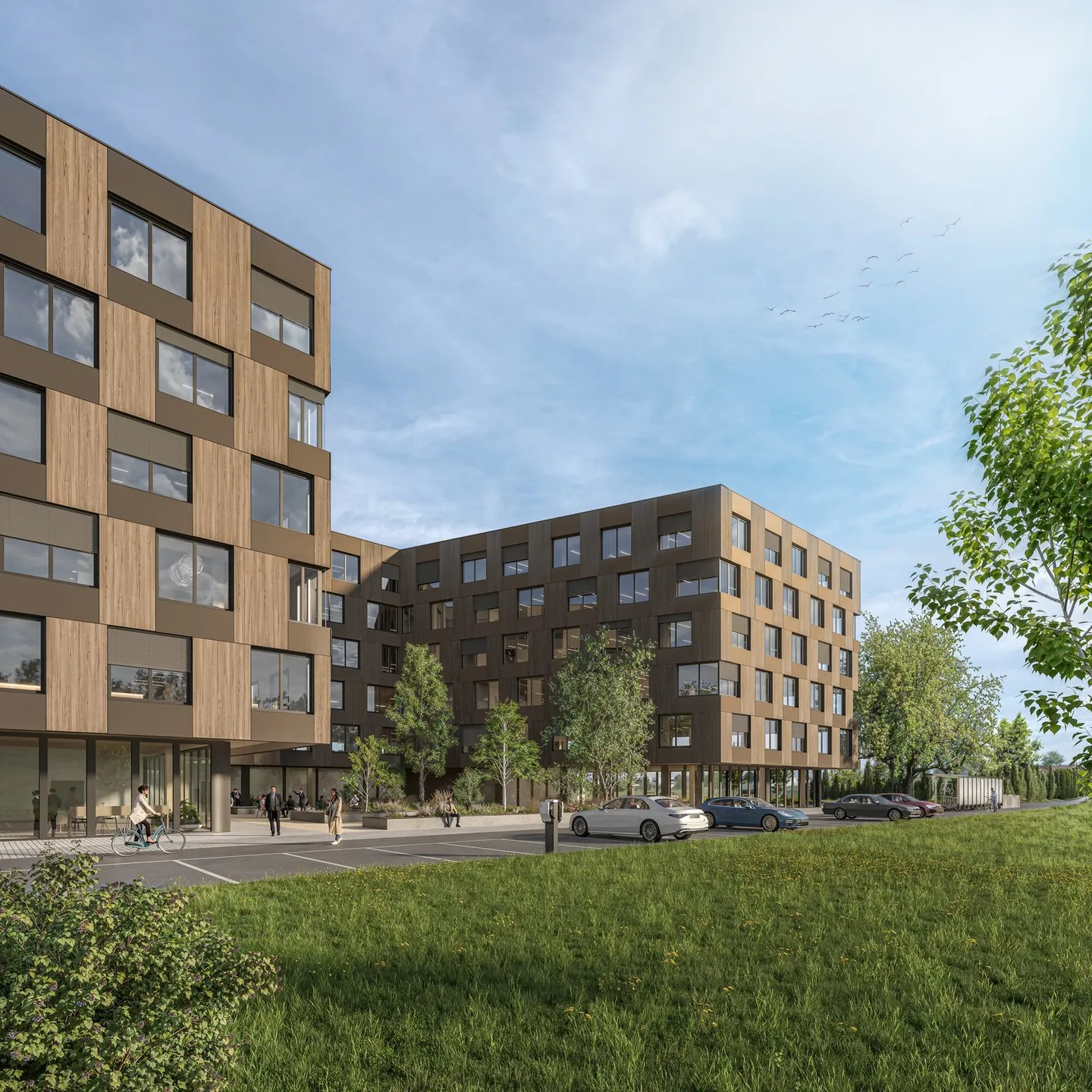 Grundstück mit bewilligtem Neubauprojekt (Gewerbe/Büro) an bester Lage - Foto 1 von 4