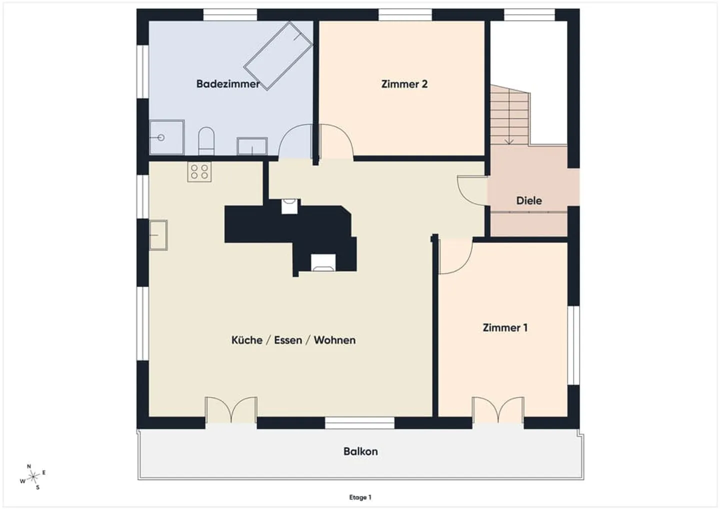 Appartamento 3.5 ristrutturato con stile, balcone sud e molto comfort abitativo - Foto 11 di 12
