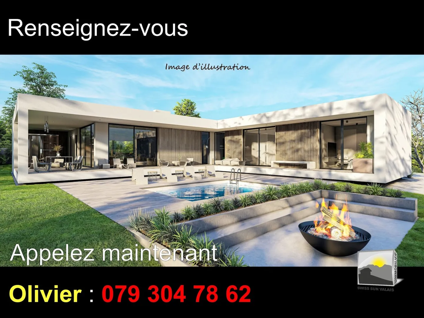 SIERRE/ Je suis "LINGA": Terrain à bâtir dans un quartier de villas de plus de 700 m² à vendre au Valais - Photo 2 sur 2