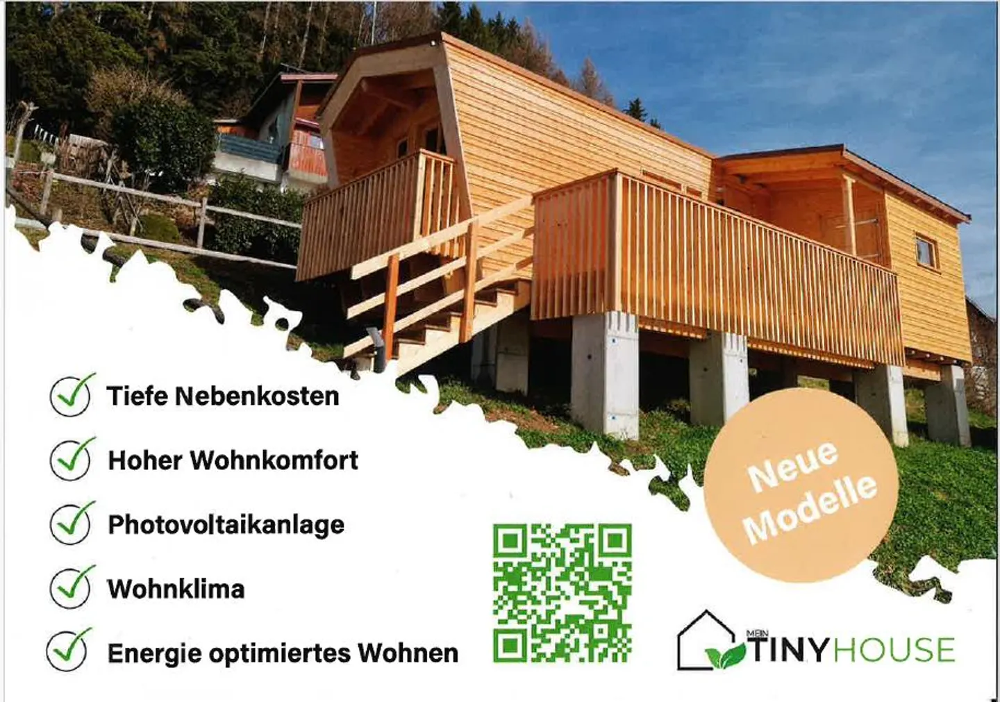 Modernes Tiny House mit Terrasse - Foto 9 von 11