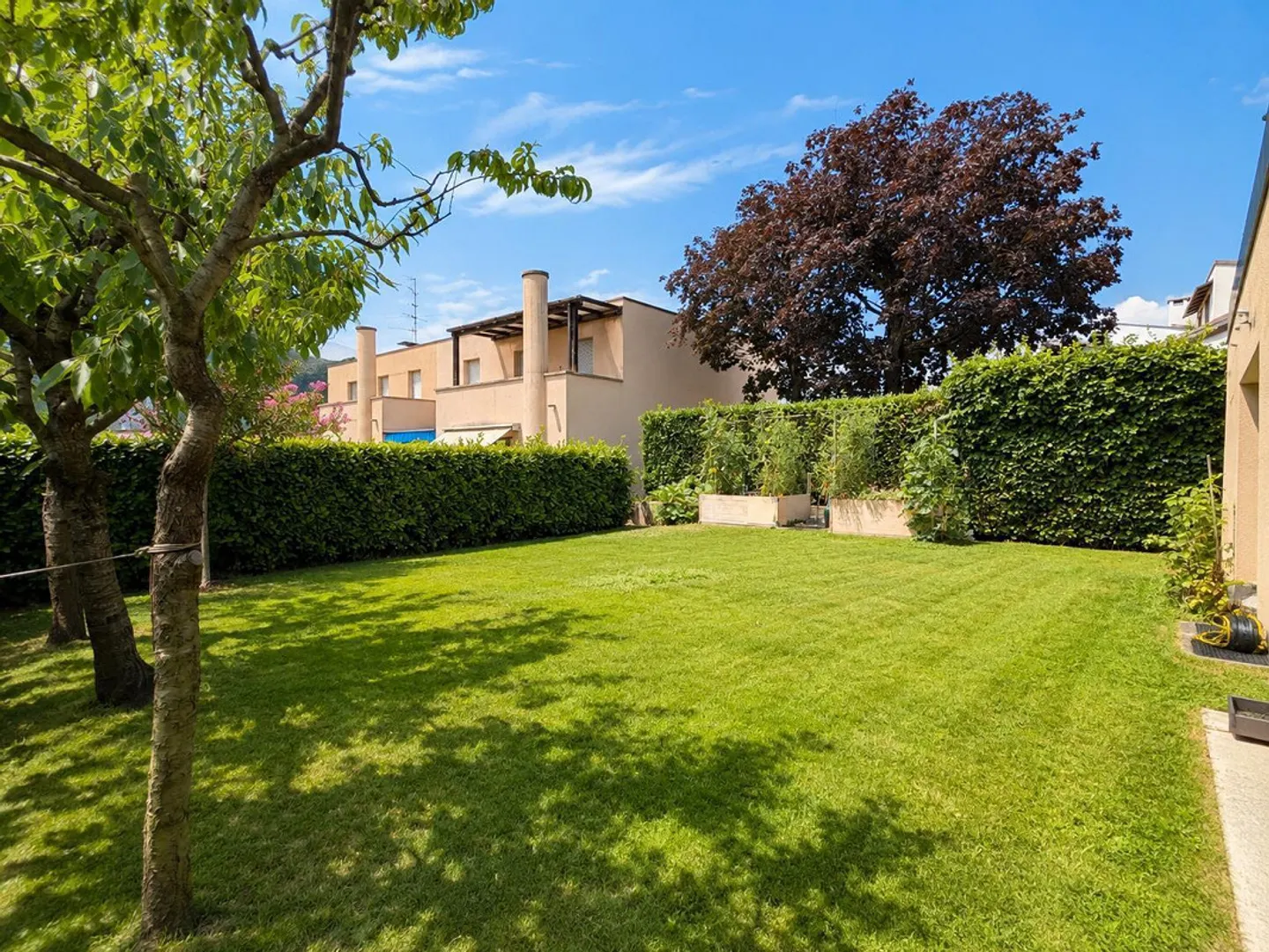 Maison de ville de tête avec vue dégagée à Vezia - Photo 14 sur 17