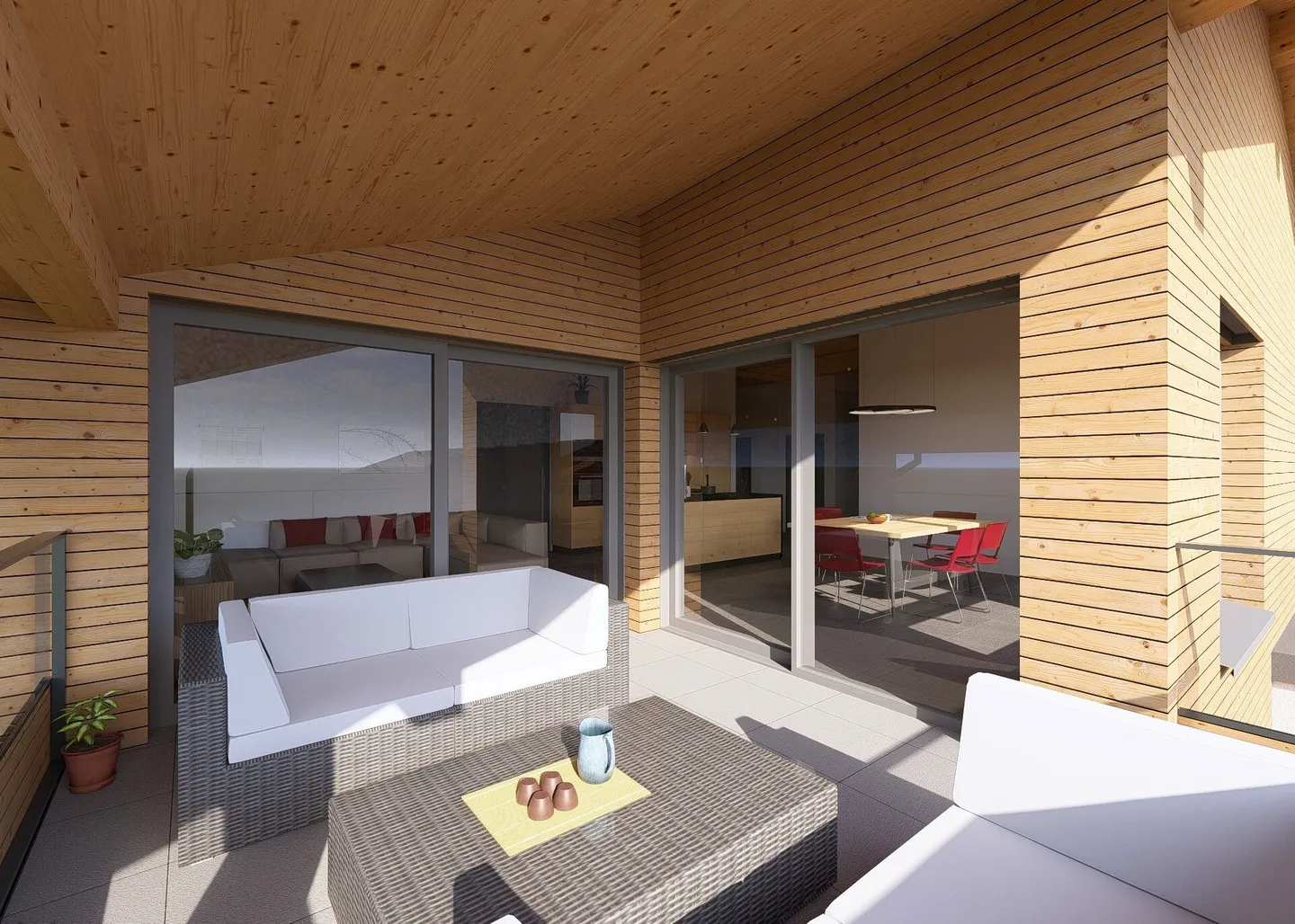 A2 - New 4.5-room apartment on the 2nd floor, in Les Sciernes d'Albeuve - Photo 10 of 11
