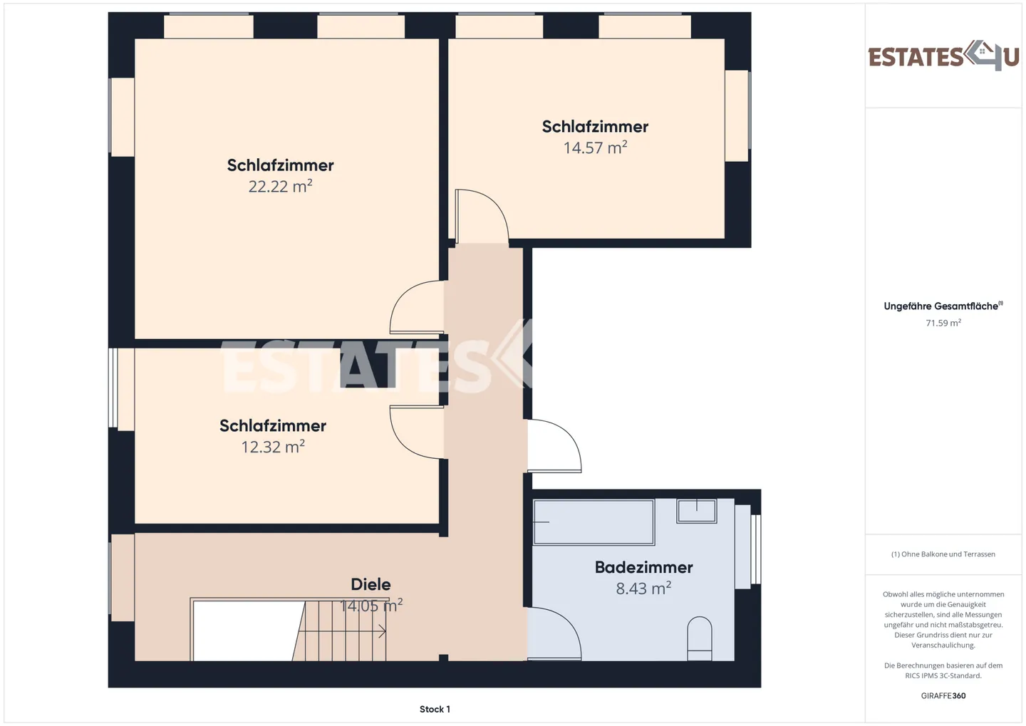 Casa bifamiliare a 7 vani con riserva di ampliamento, residenza tranquilla a Tägerig - Foto 9 di 11