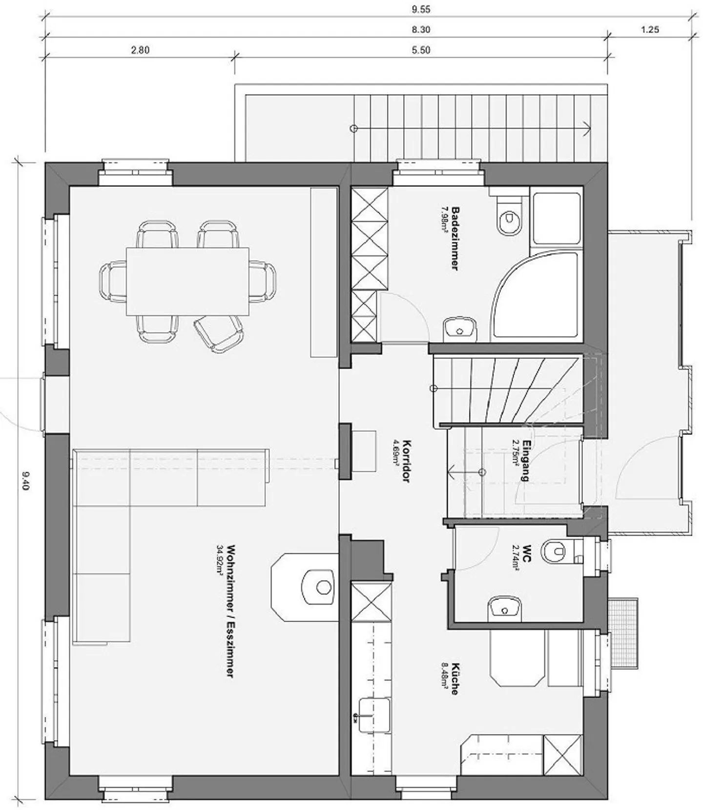 Maison individuelle bien entretenue avec grand jardin à Holziken - Photo 26 sur 28