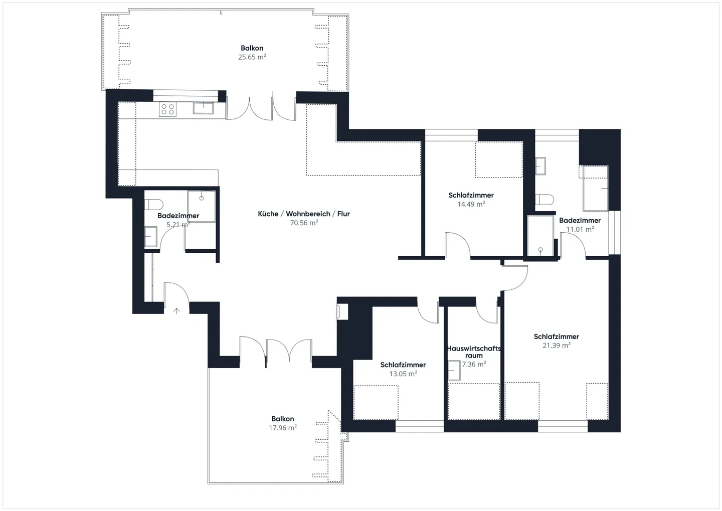 Modernes Penthouse mit Seeblick - Foto 15 von 15