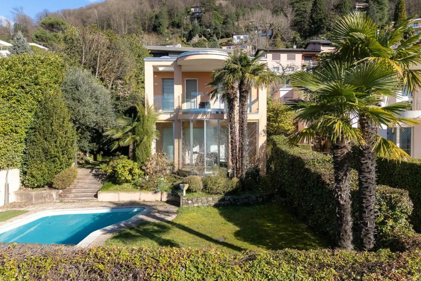 Splendide villa avec piscine à Montagnola - Photo 1 sur 9