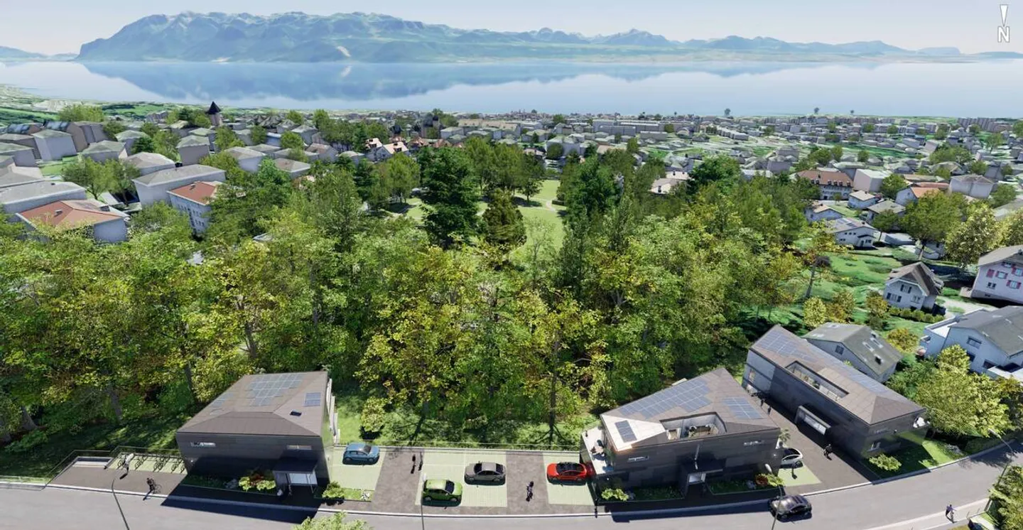 Nuova Residenza a Chailly - Attico di 4,5 locali con terrazza di 33 m² - Foto 4 di 8