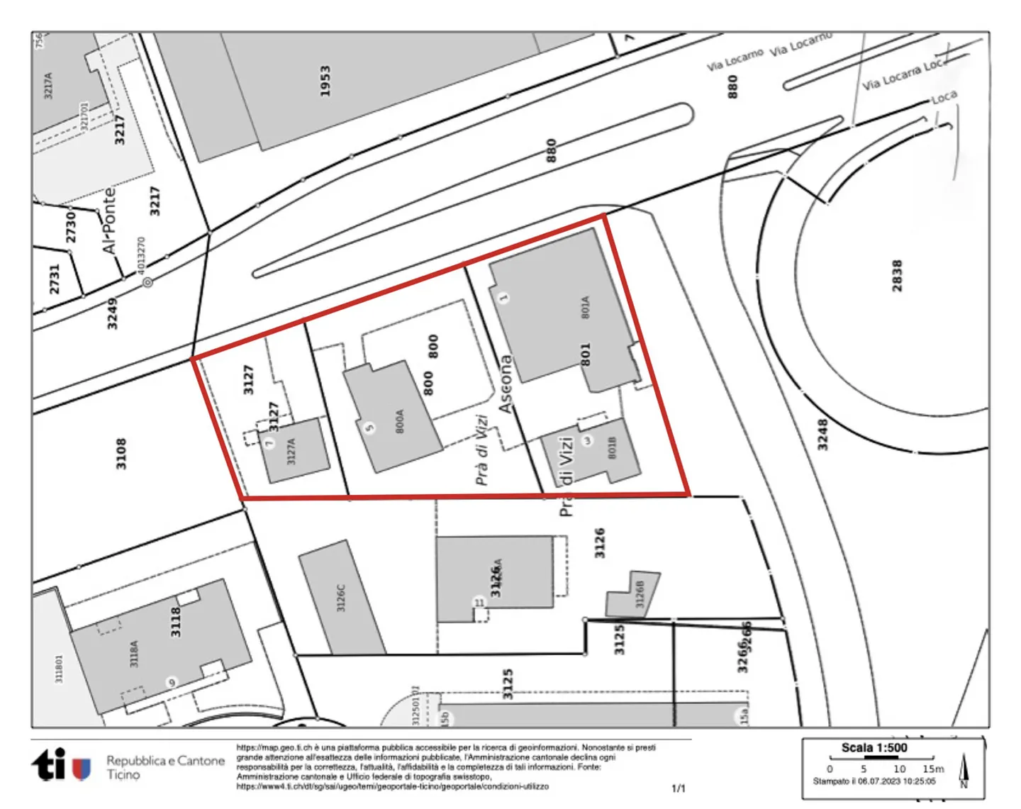 Land for sale, Via Locarno 1, in Ascona, Switzerland - Photo 7 of 9