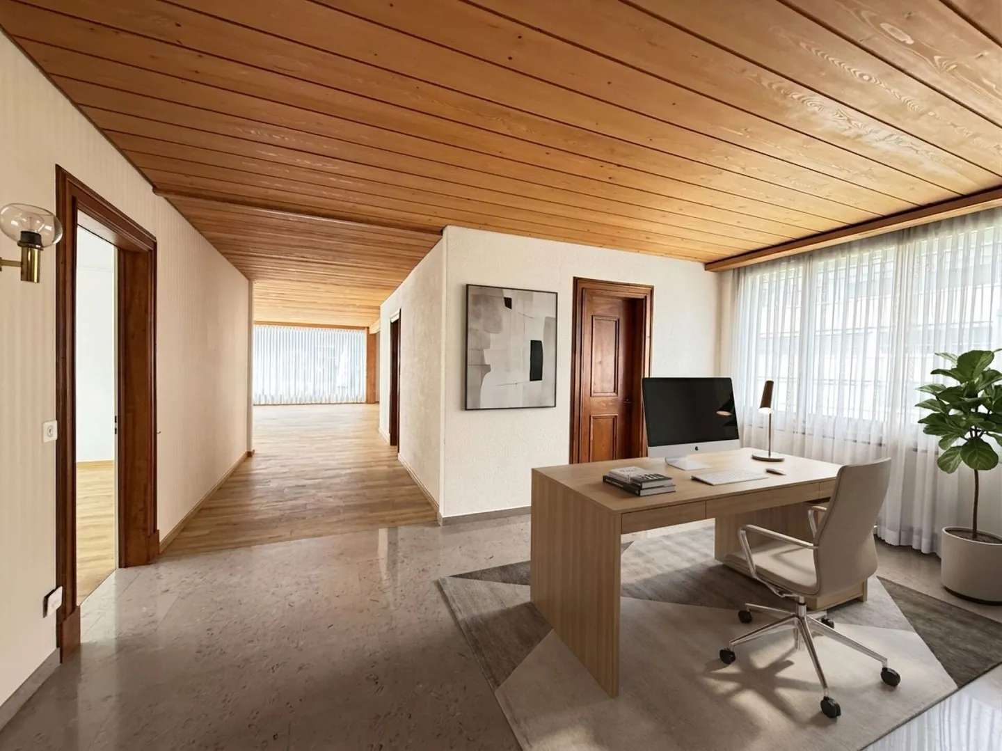 Ottimo appartamento attico con grande terrazza e vista panoramica - Foto 7 di 14