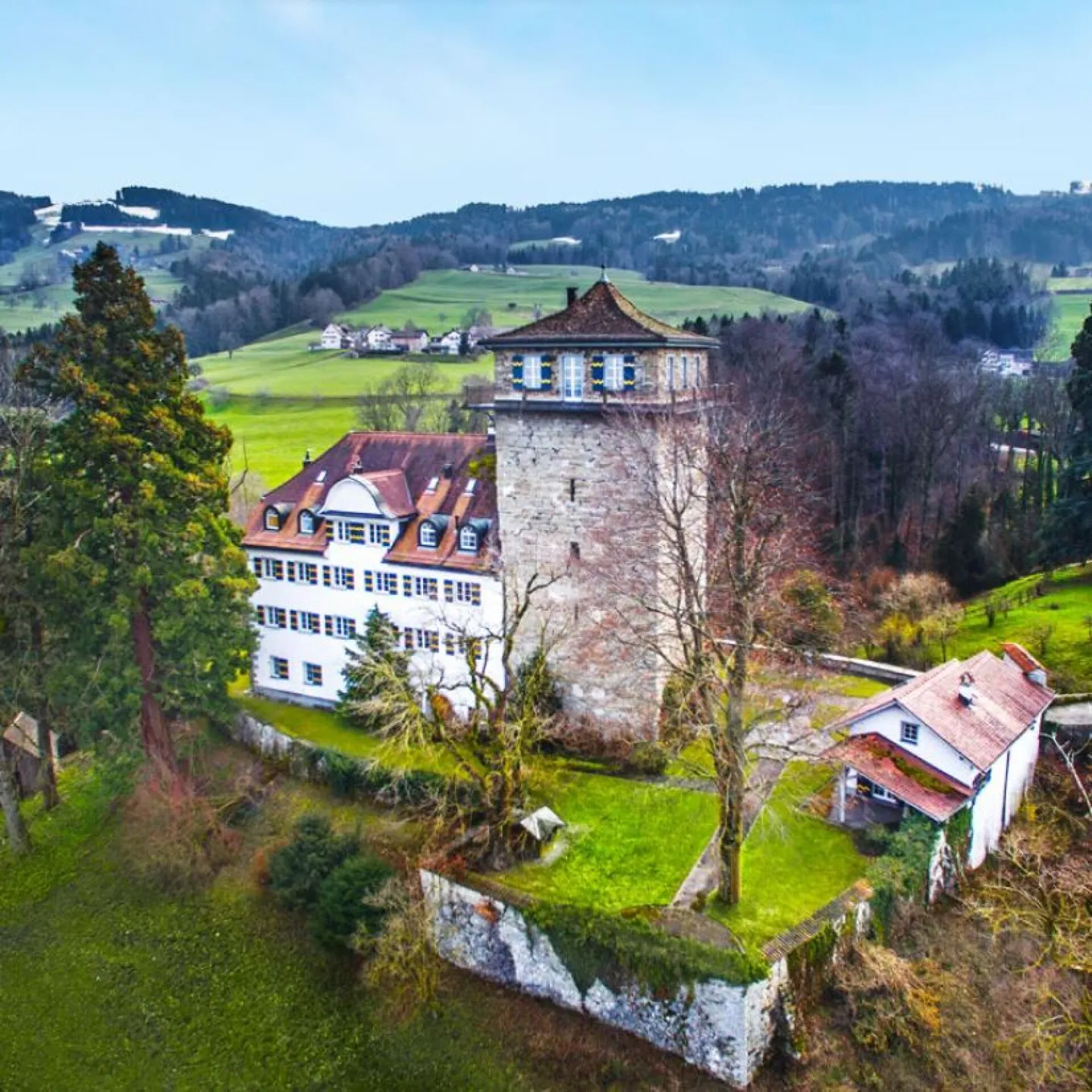 Vivere unico in un edificio storico (Castello di Sulzberg) in una posizione idilliaca - Foto 1 di 8