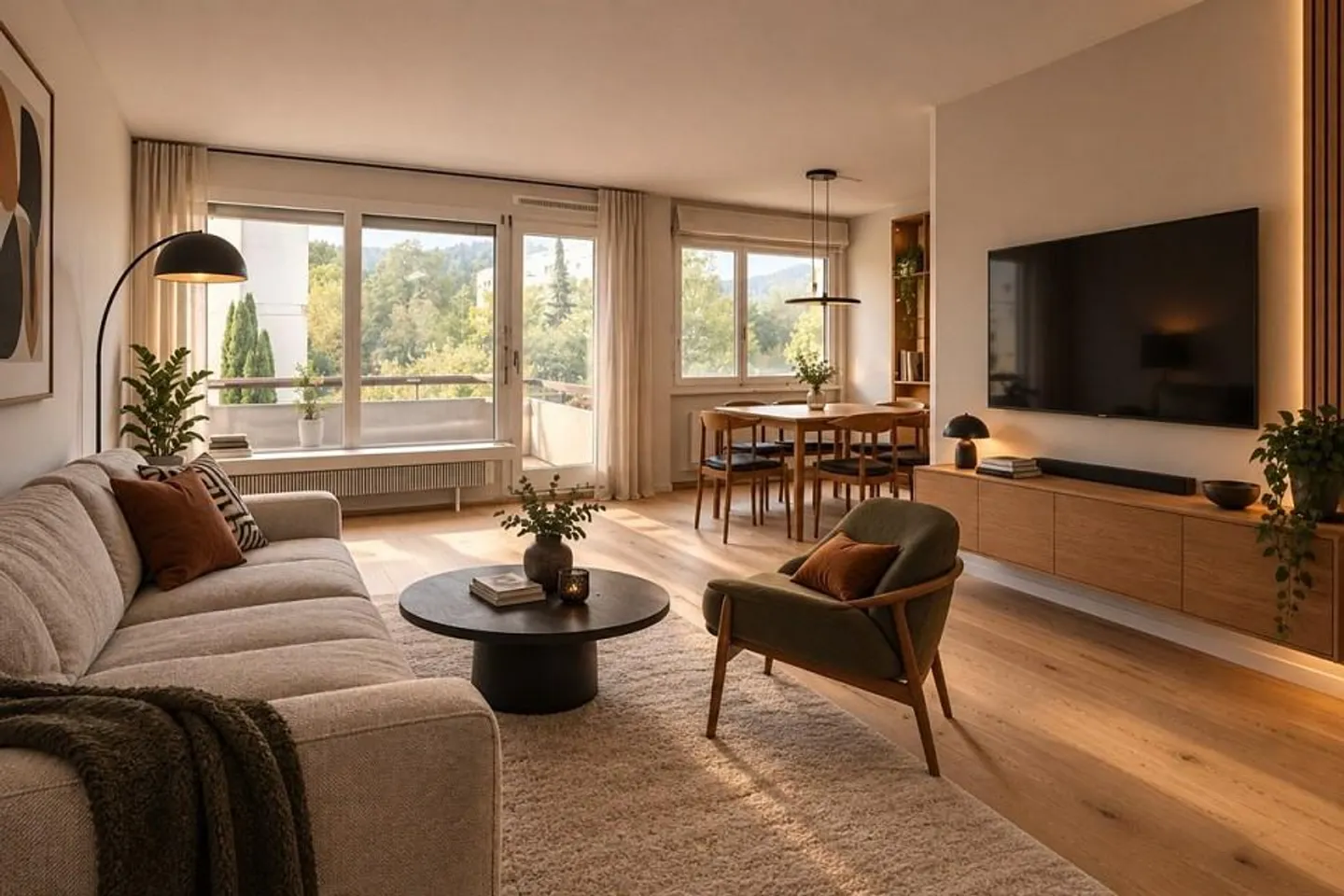Appartamento attraente di 4½ stanze con vista sul verde a Hinterkappelen - Foto 2 di 12